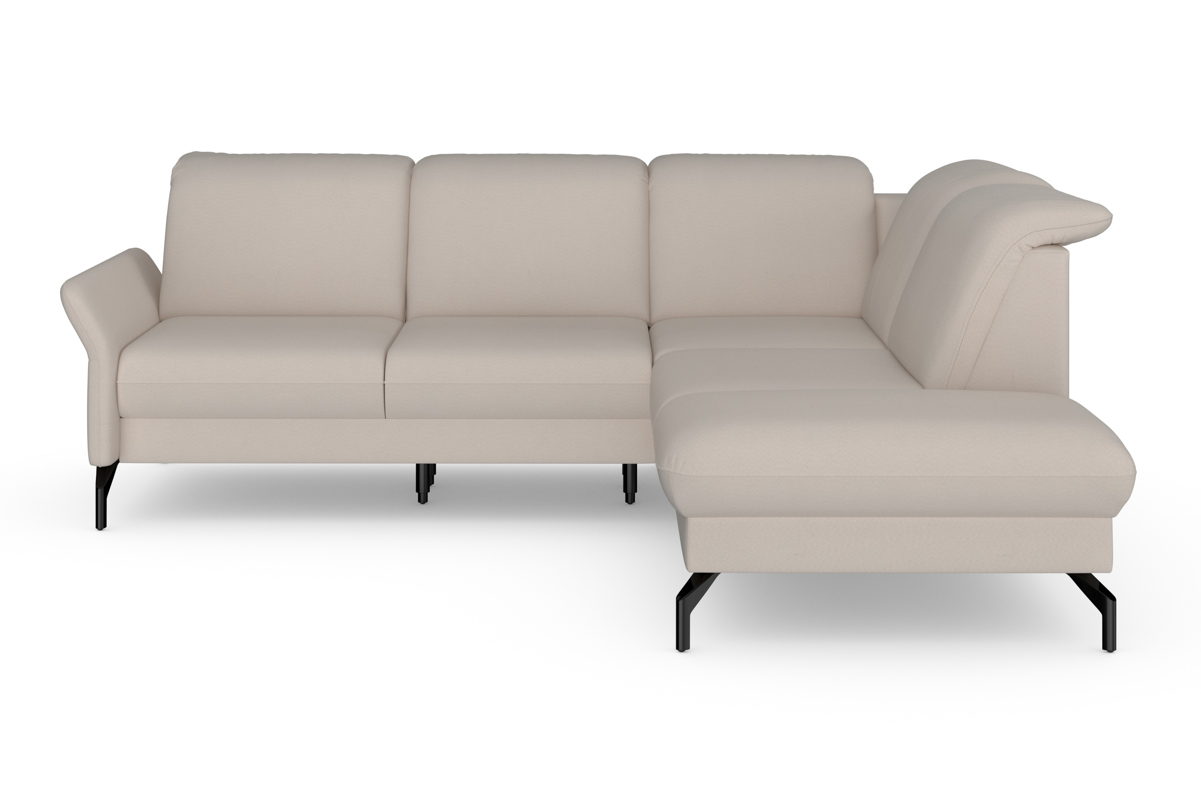 sit&more Ecksofa »Fashion L-Form«, wahlweise mit Kopfteilverstellung und Vorziehsitz, motorisch