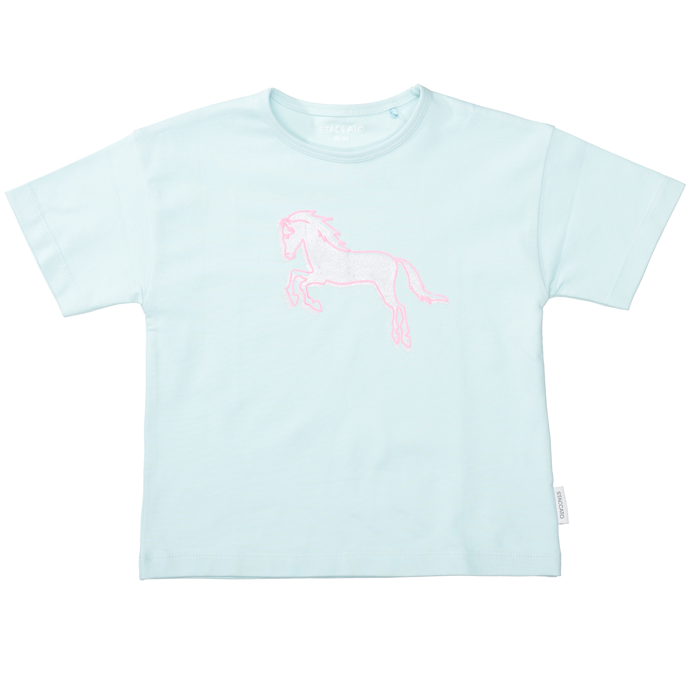 STACCATO T-Shirt 2 tlg. 2er Pack, mit Pferde-Motiv, für Girls