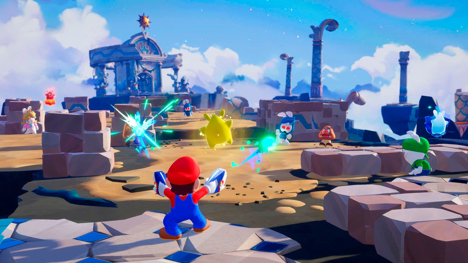 Nintendo Switch Konsolen-Set »OLED + Mario + Rabbids: Sparks of Hope«