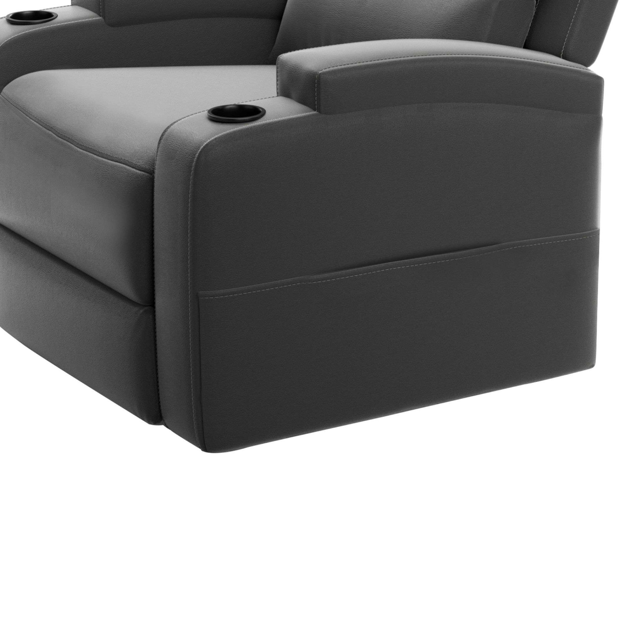 Home affaire 3-Sitzer »Napori«, Kinosofa mit 2 x Relaxfunktion und Getränkehalter