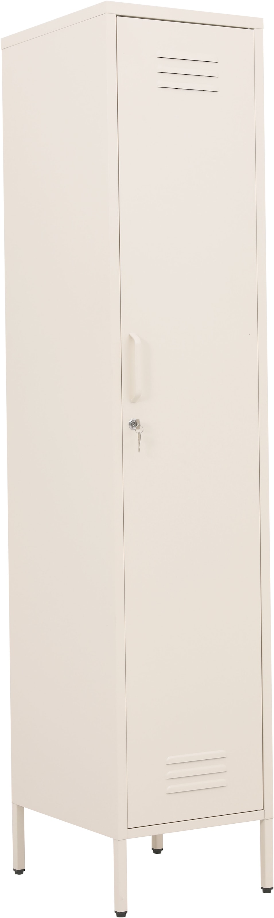 INOSIGN Drehtürenschrank »Siena Kleiderschrank Schrank Metallschrank Mehrzweckschrank Spind« in 4 Farben aus Metall Stahlschrank,  in der Höhe verstellbar, abschließbar