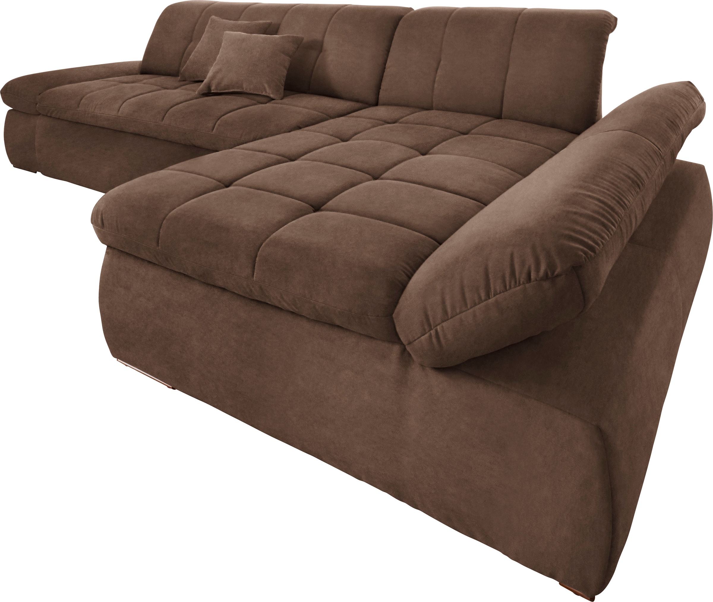 DOMO collection Ecksofa »NMoric XXL, B/T/H: 300/172/80cm, L-Form«, wahlweis günstig online kaufen