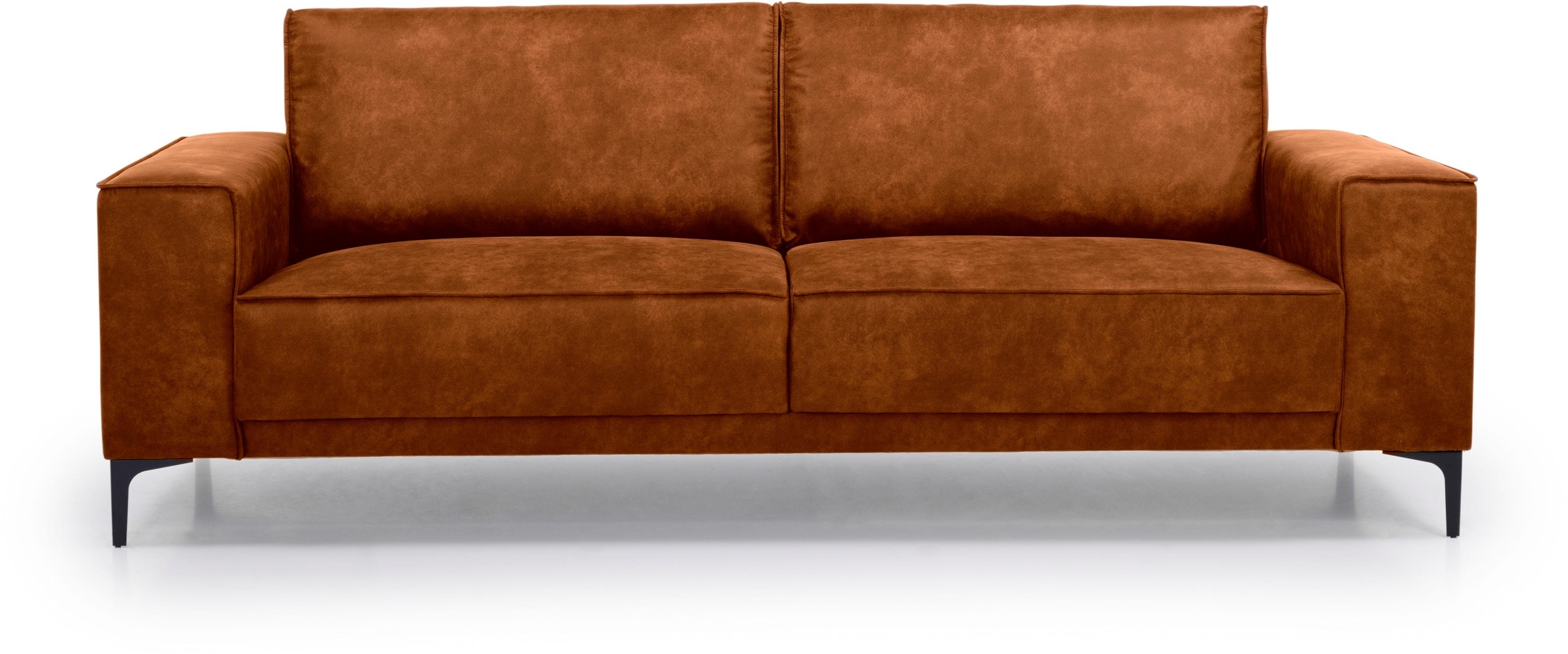 Places of Style 3-Sitzer »3er Sofa Oland, Struktur, Flachgewebe, Luxus-Micr günstig online kaufen