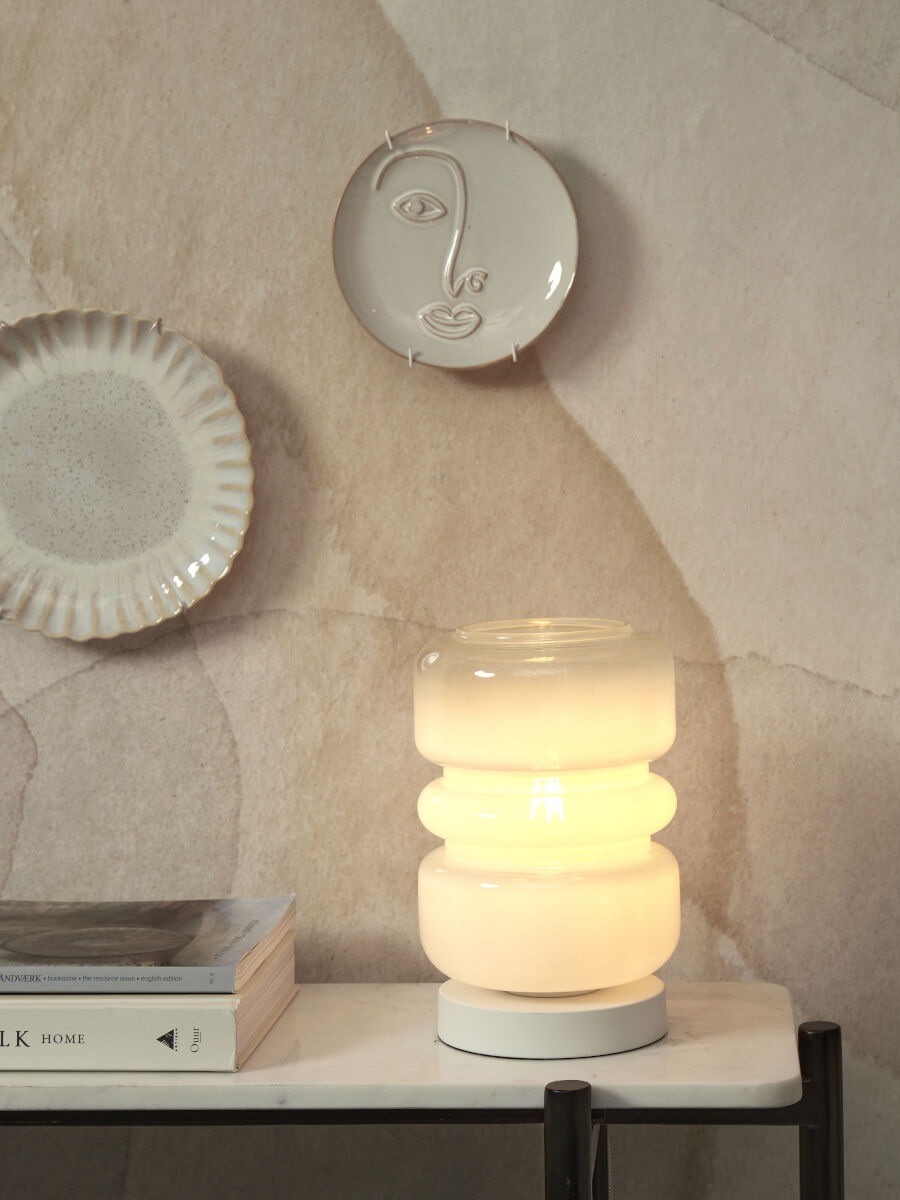 it's About RoMi Tischleuchte »VERONA«, 1 flammig, Leuchtmittel E27 | LED wechselbar, Glass mit Farbeverlauf