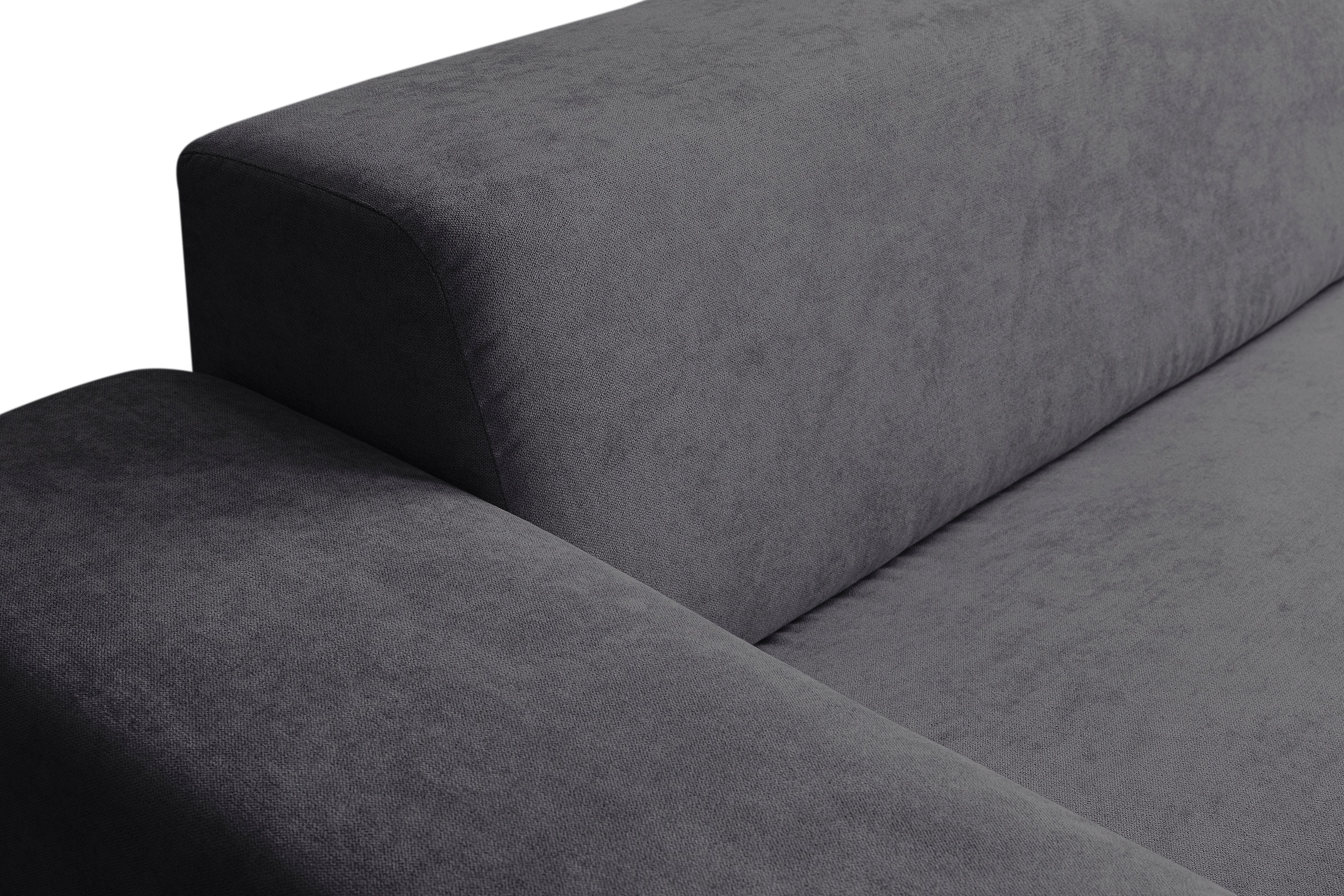 WERK2 Ecksofa »Zeus-L 253 x 188 cm Breite: modern und bequem« Luxus-Microfaser weich, L-Form