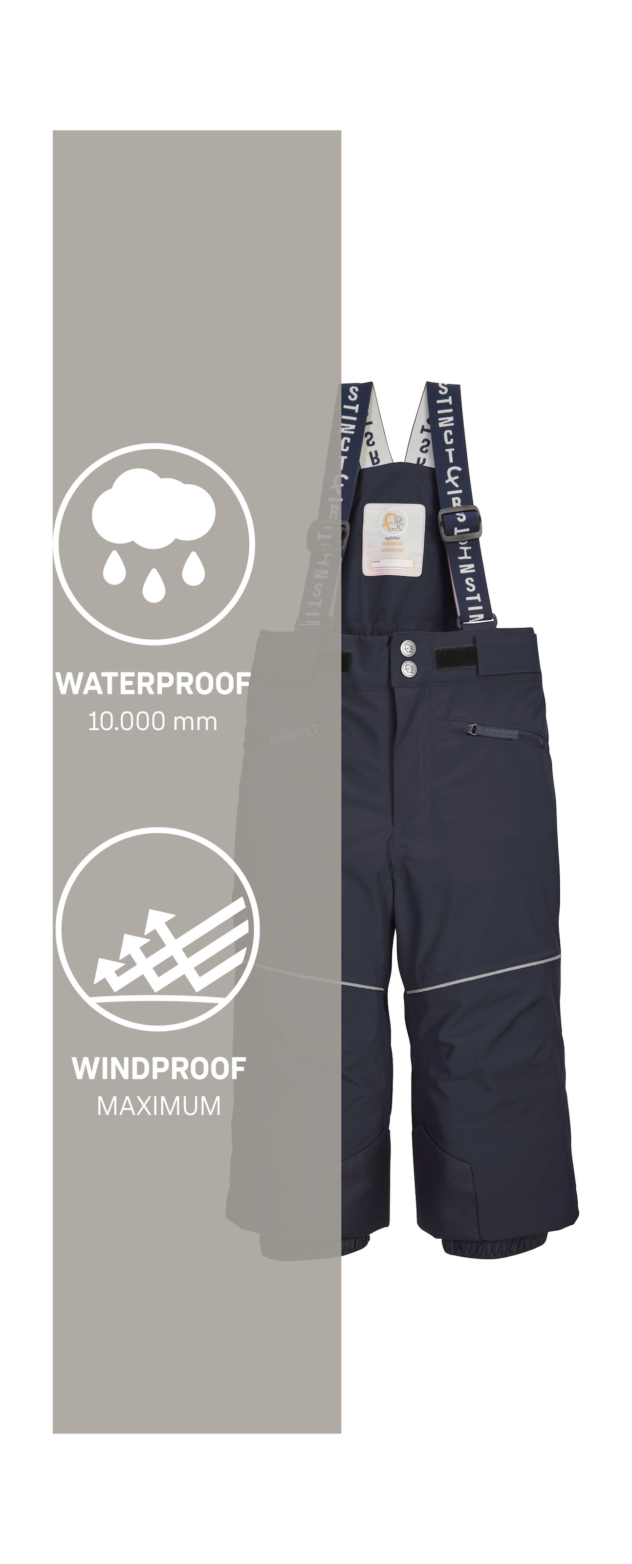 first instinct by killtec Skihose »FISW 48 MNS SKI PNTS«, Wasser- und winddichte Schneehose mit Grow-Up-Funktion und PFAs-frei