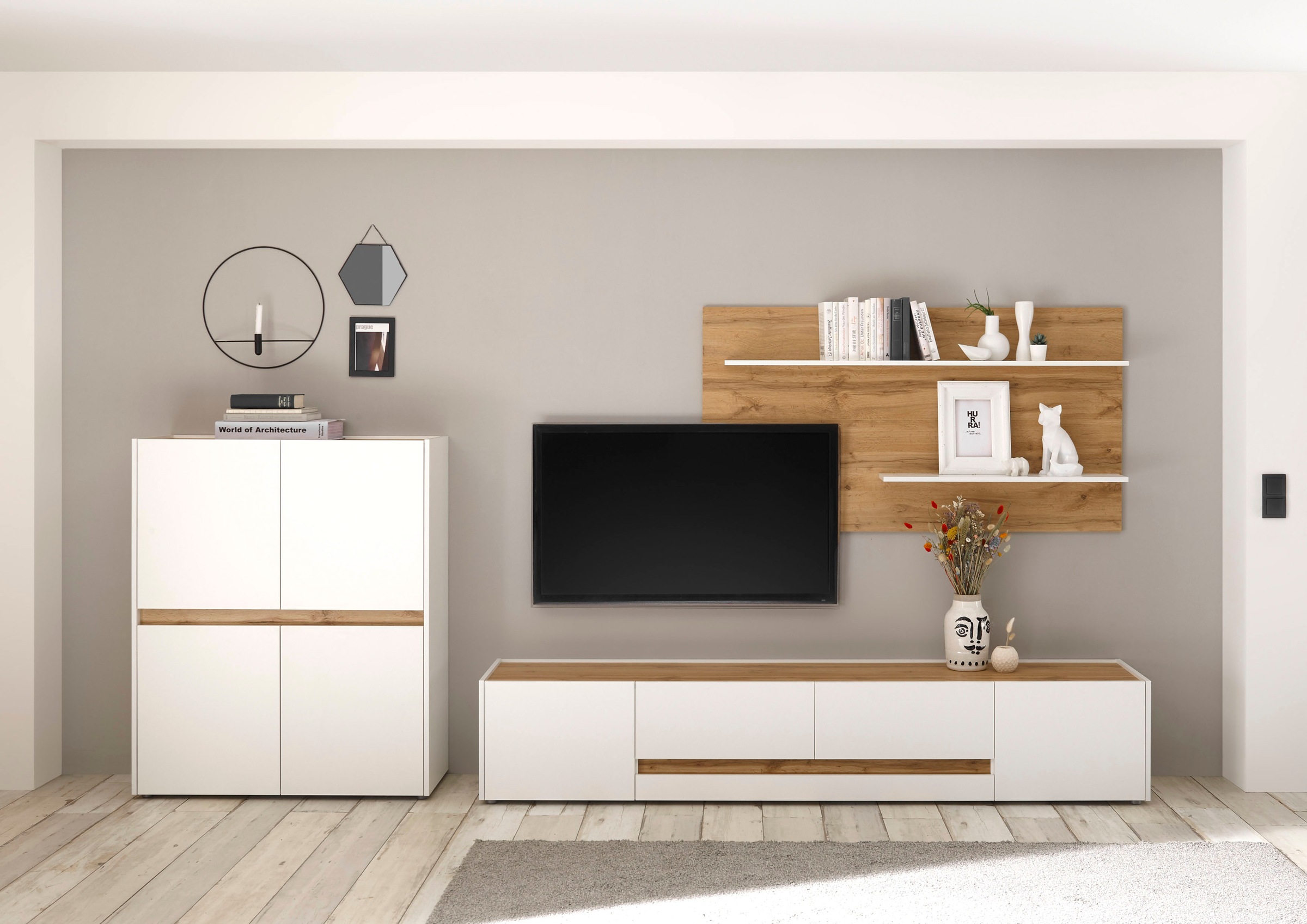 INOSIGN Wohnwand »City/Giron, moderne Anbauwand, Komplettset in vielen Farb günstig online kaufen