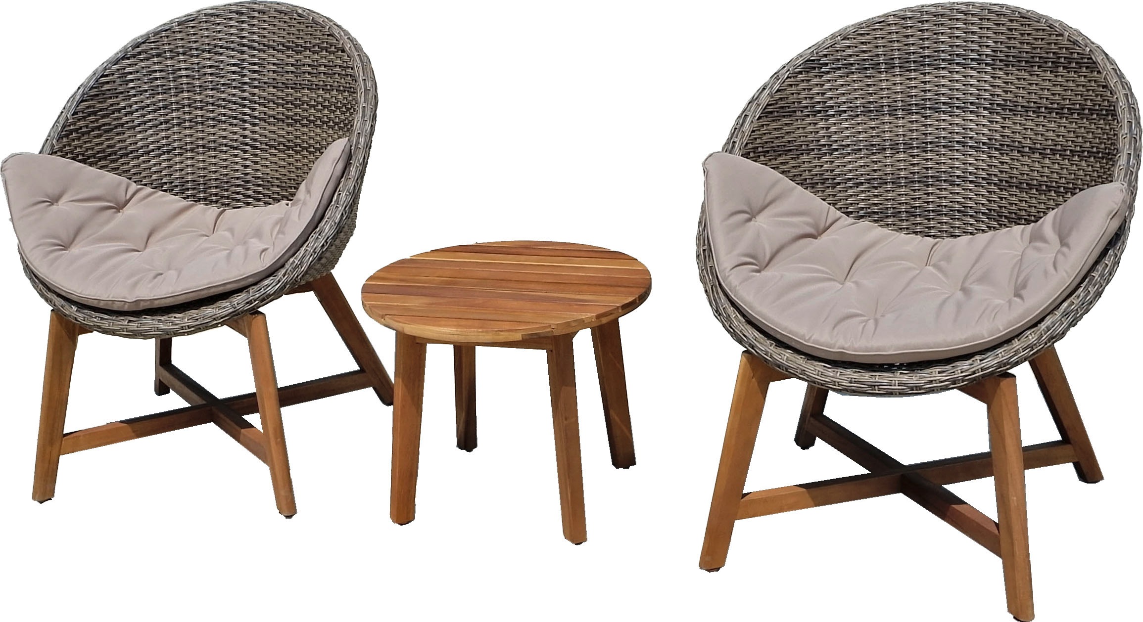 Garden Pleasure Garten-Essgruppe », Sitzgruppe Sitzgrupp »RENO«« Set, 2 Ses günstig online kaufen