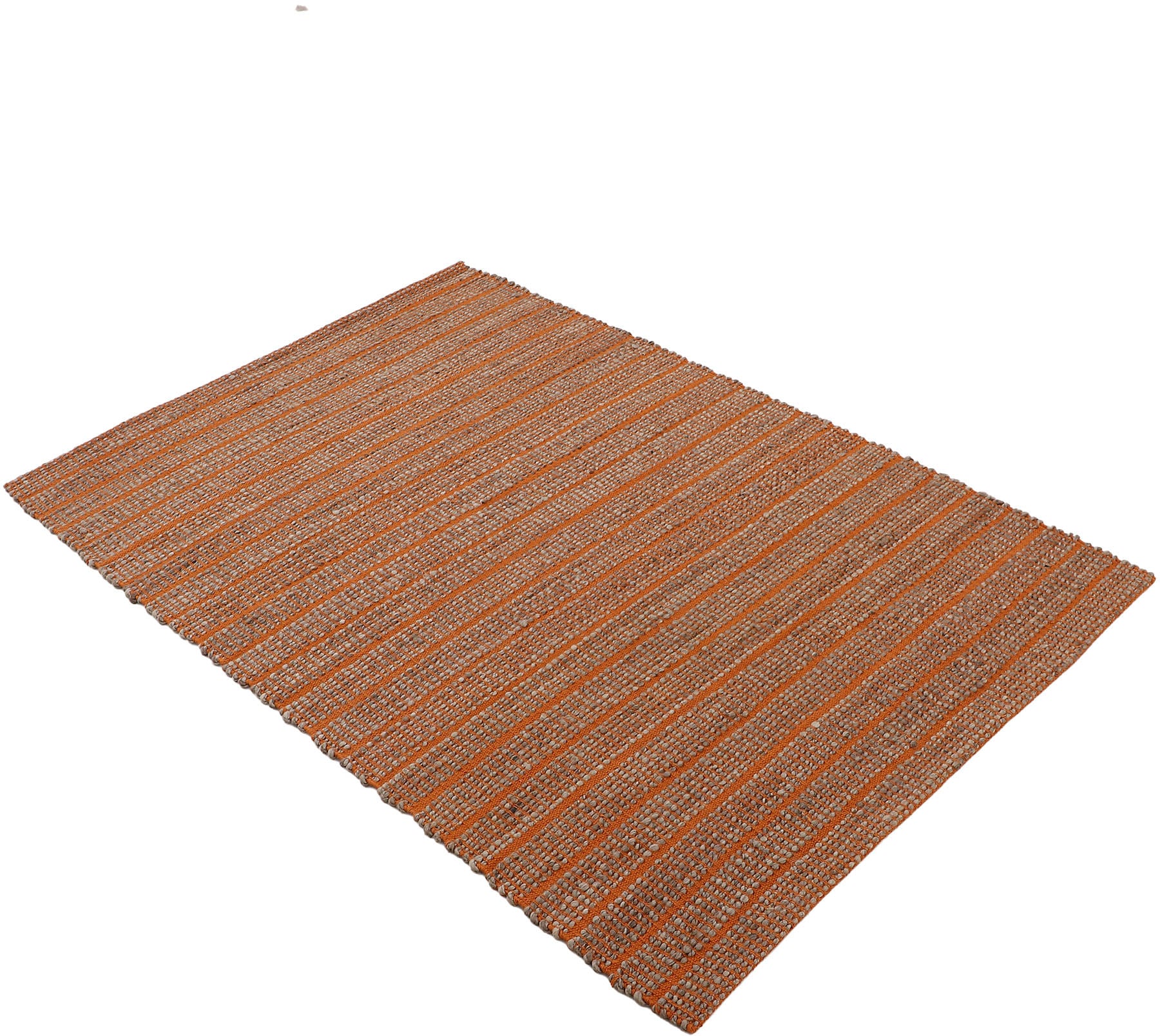 carpetfine Teppich »Lara, auch als Läufer«, rechteckig, 6 mm Höhe, handgearbeitet, Wendeteppich aus 70% Jute/Baumwolle, Wohnzimmer