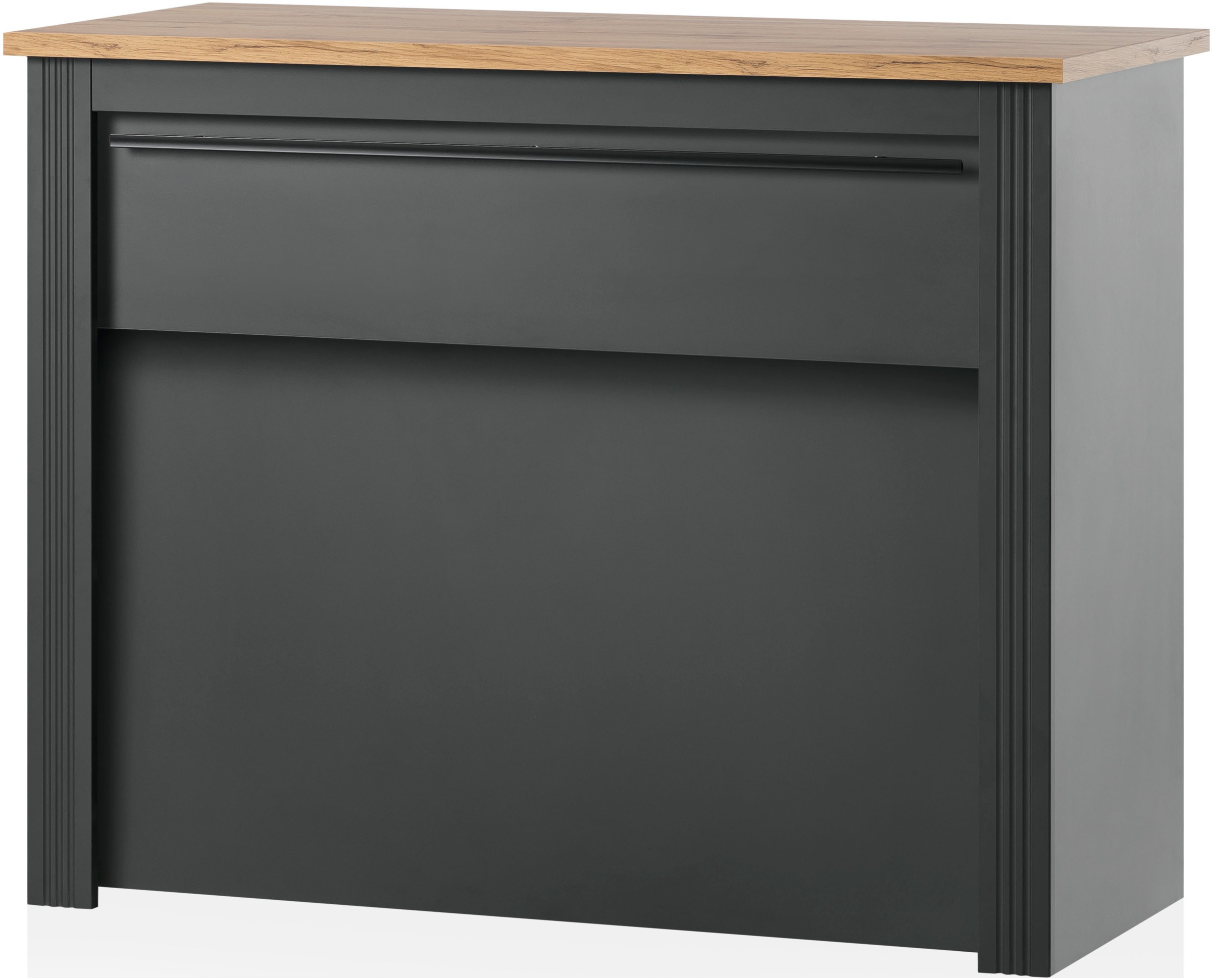 OTTO home Unterschrank »KS-Westminster« Küchentheke frei im Raum stellbar, Höhe 105 cm, exclusiv by Otto grau