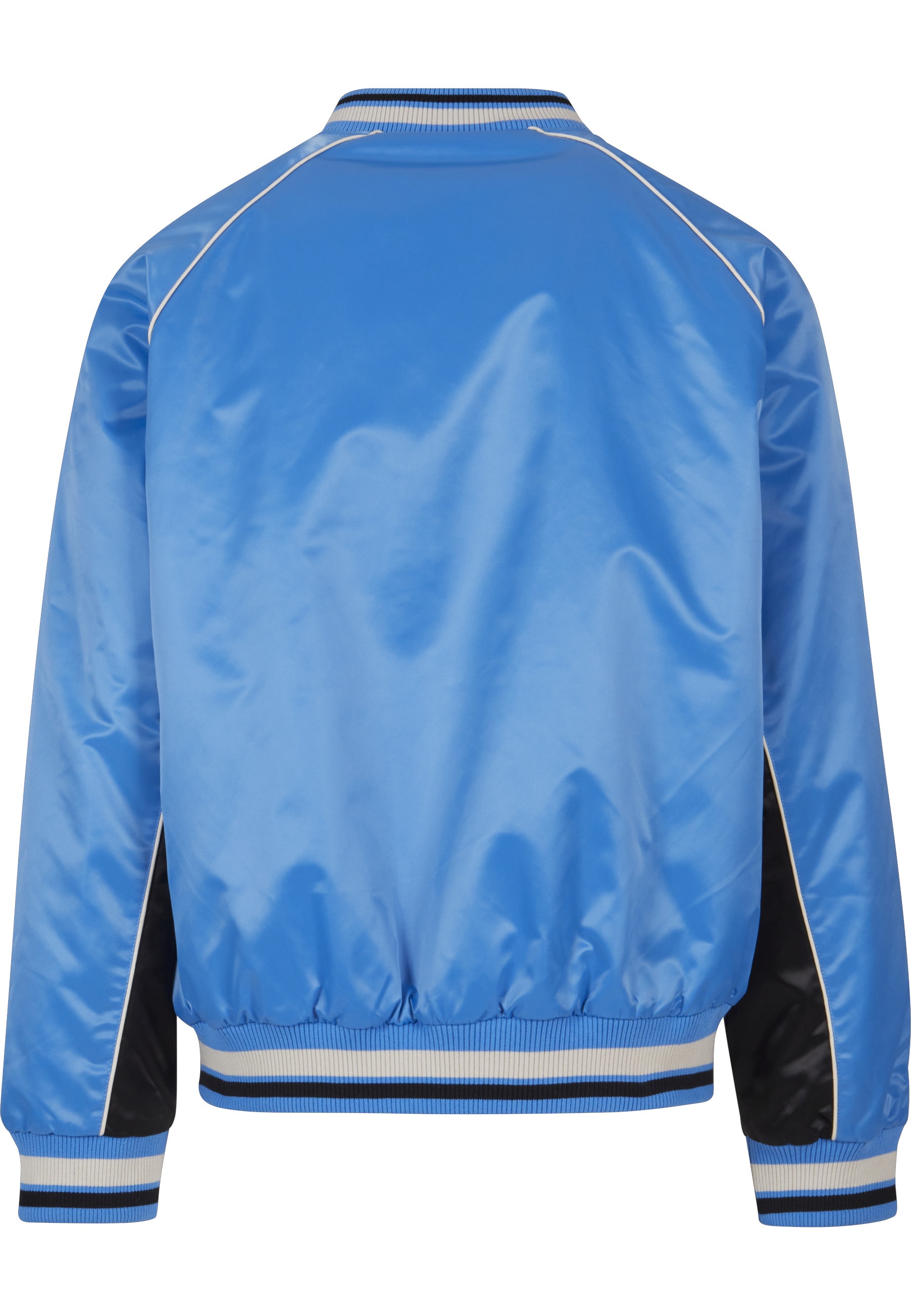 Fubu Bomberjacke »Fubu Herren FM241-012-1 Fubu Varsity Satin Raglan Bomber Jacket« 1 Stk. tlg. ohne Kapuze