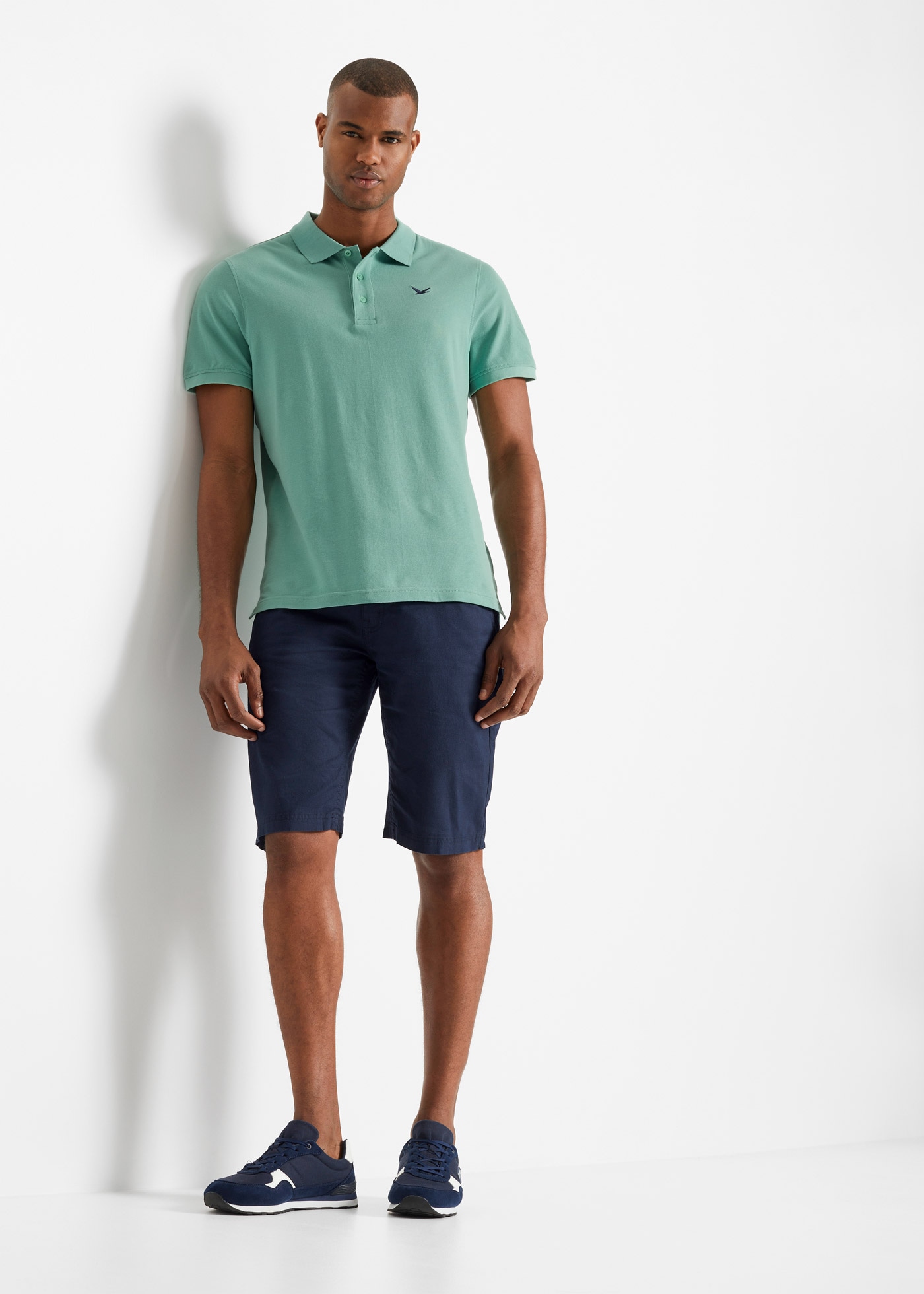 bonprix Poloshirt »Poloshirt (2er Pack) aus reiner Baumwolle« Packung, 2, 2 Stk. Poloshirt (2er Pack) aus reiner Baumwolle