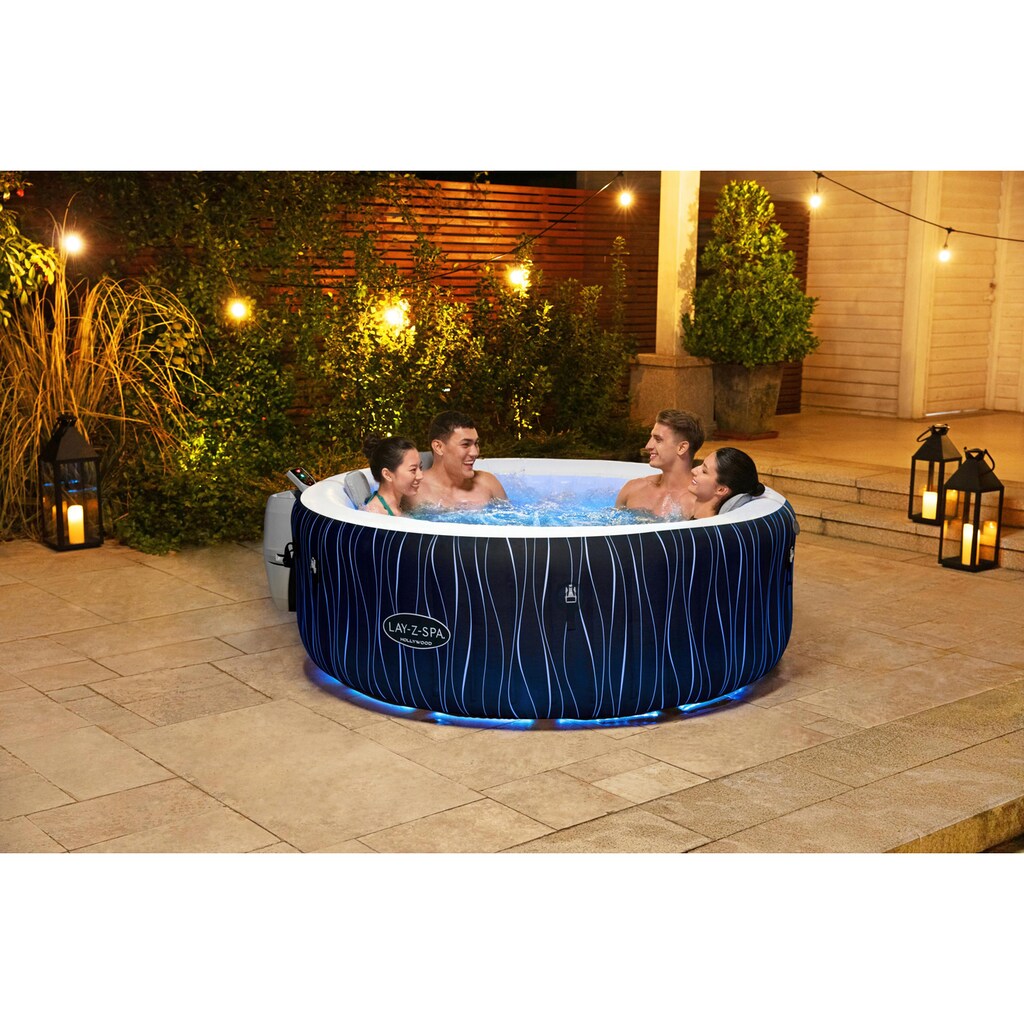 Bestway Whirlpool »LAY-Z-SPA® LED-Hollywood AirJet™«