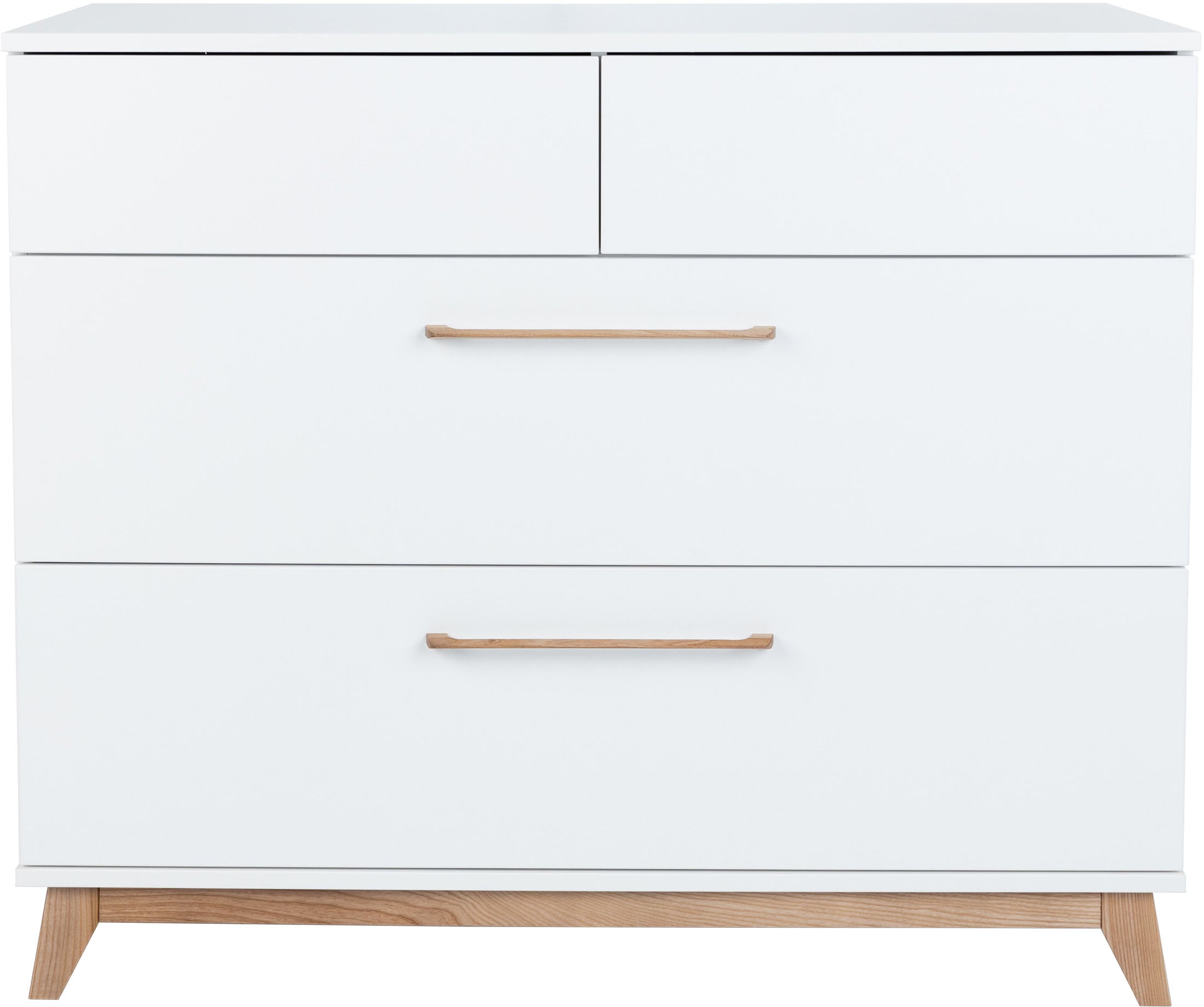 arthur berndt Babymöbel-Set »Babyzimmer Set »Lina« 2-teilig«, (Spar-Set, 2 tlg., Babymöbel-Set »Lina« bestehend aus Kinderbett und Wickelkommode)
