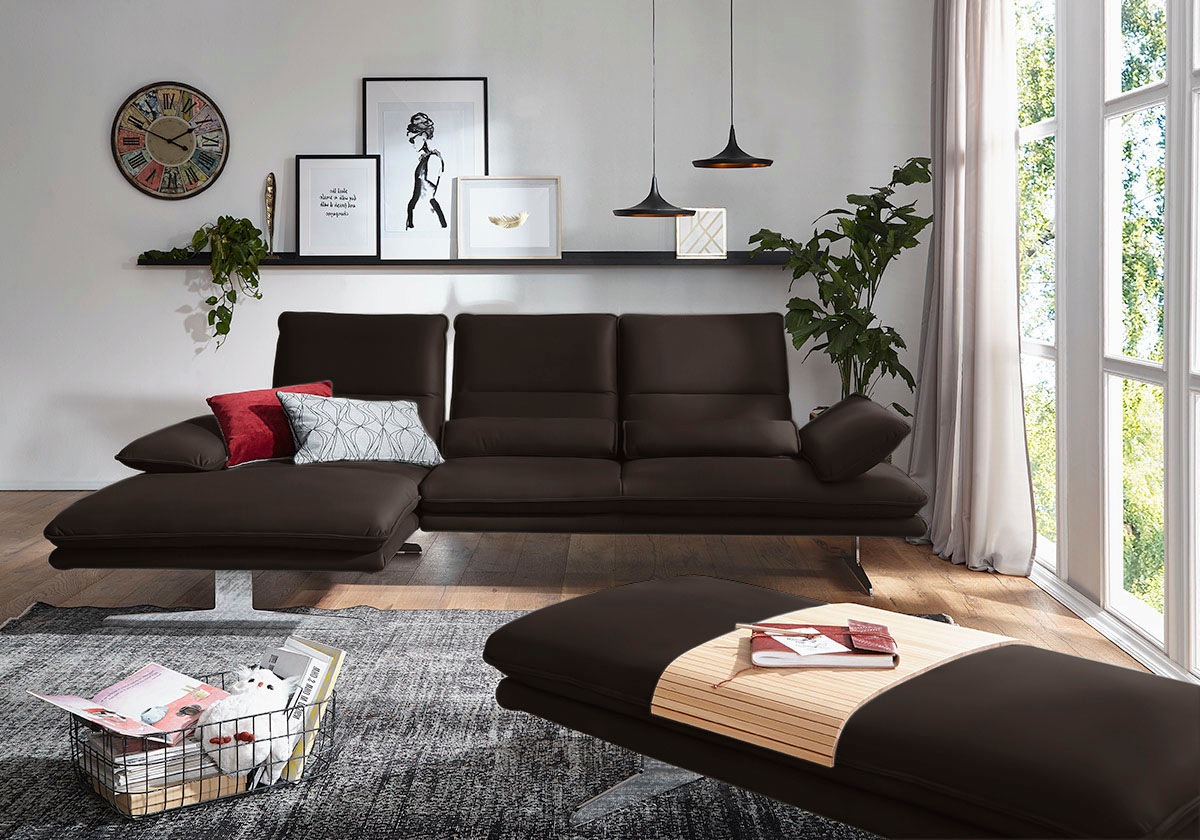 W.SCHILLIG Ecksofa »broadway, Designsofa mit tollem Sitzkomfort, L-Form« Si günstig online kaufen