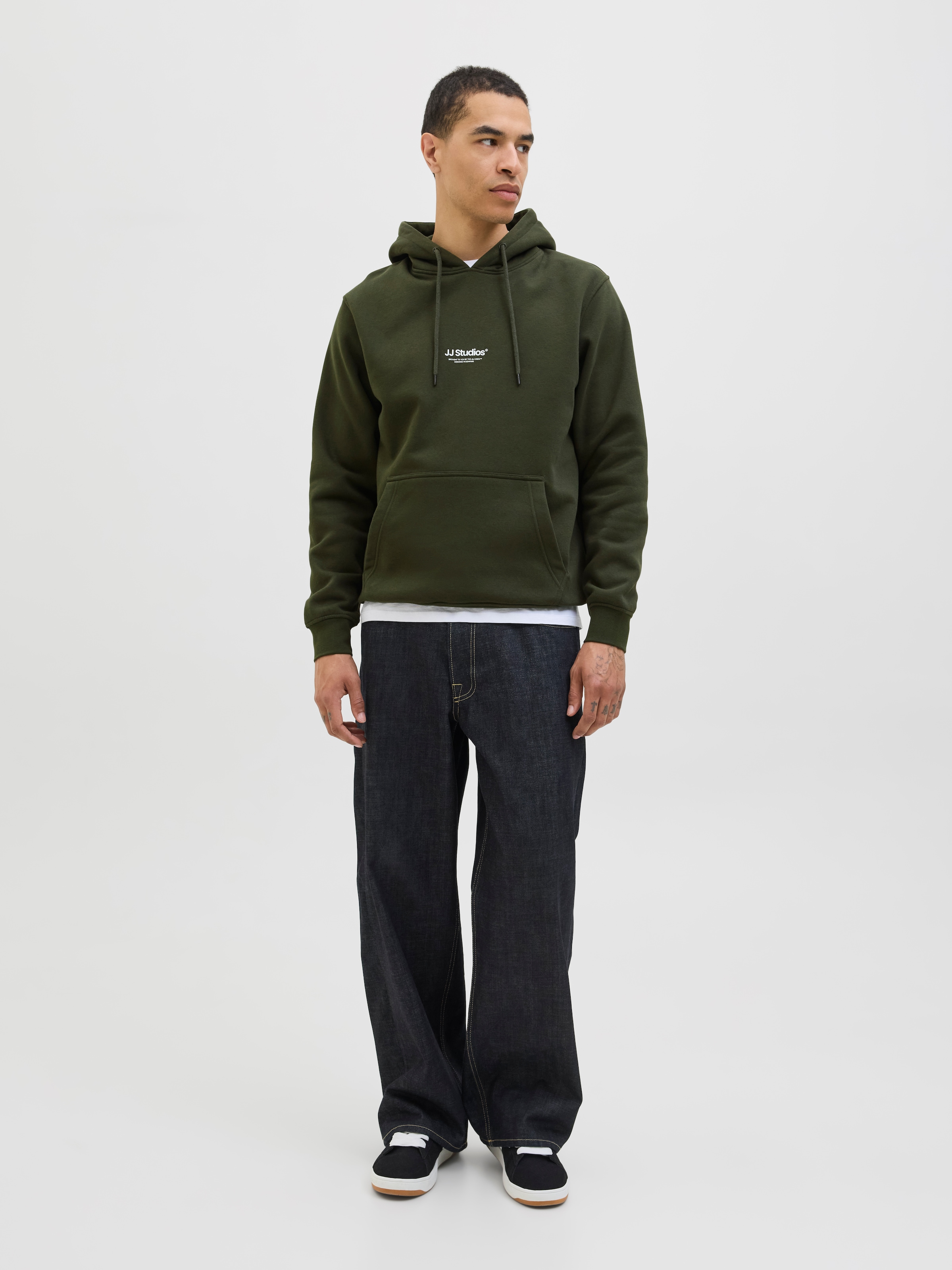 Jack & Jones Kapuzensweatshirt »JJESOHO SWEAT HOOD NOOS«, mit stylischem Print