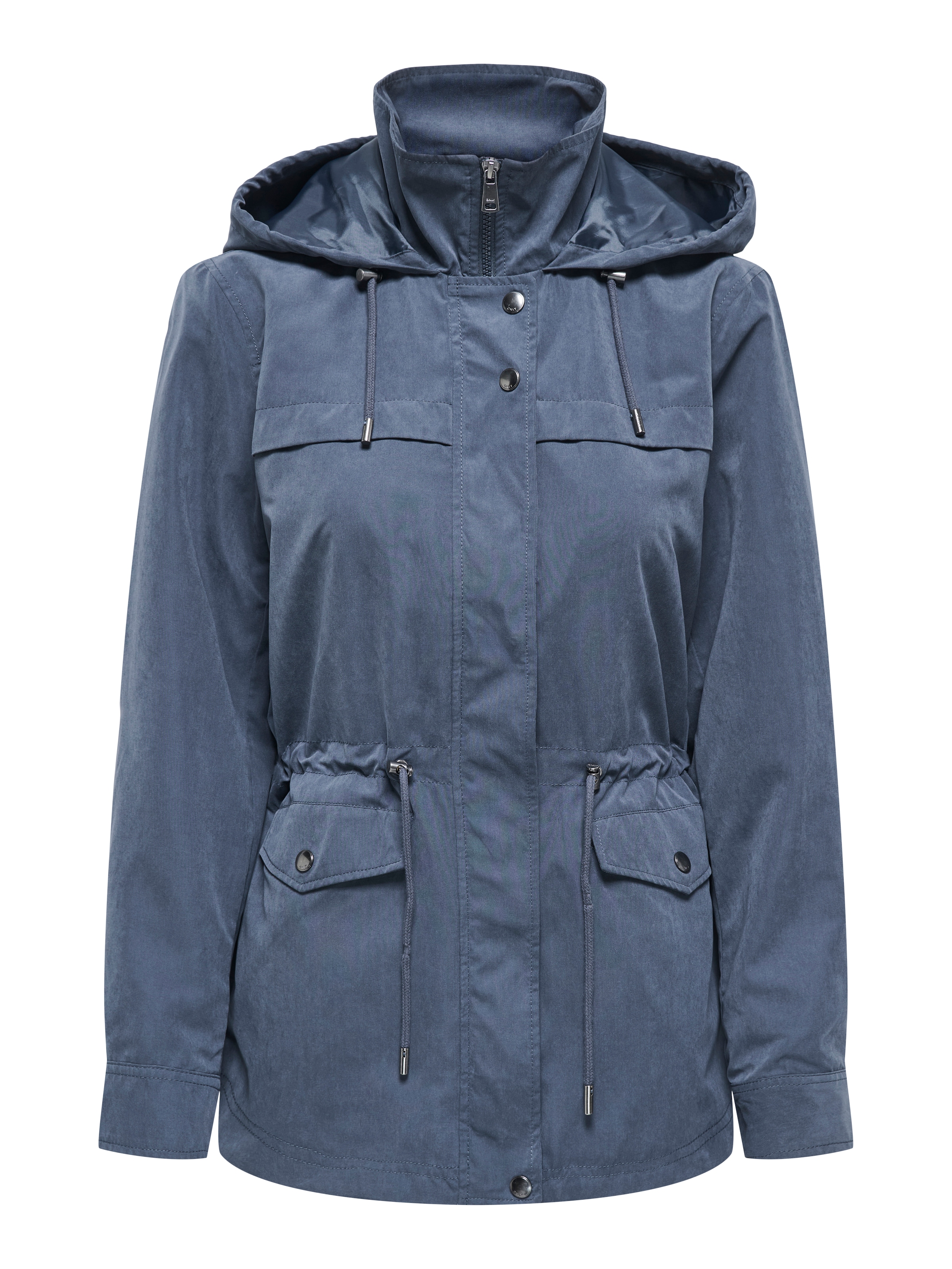 ONLY Parka »ONLNEWSTARLINE SPRING JACKET CC OTW« mit Kapuze mit durchgehendem und verdecktem Reißverschluss