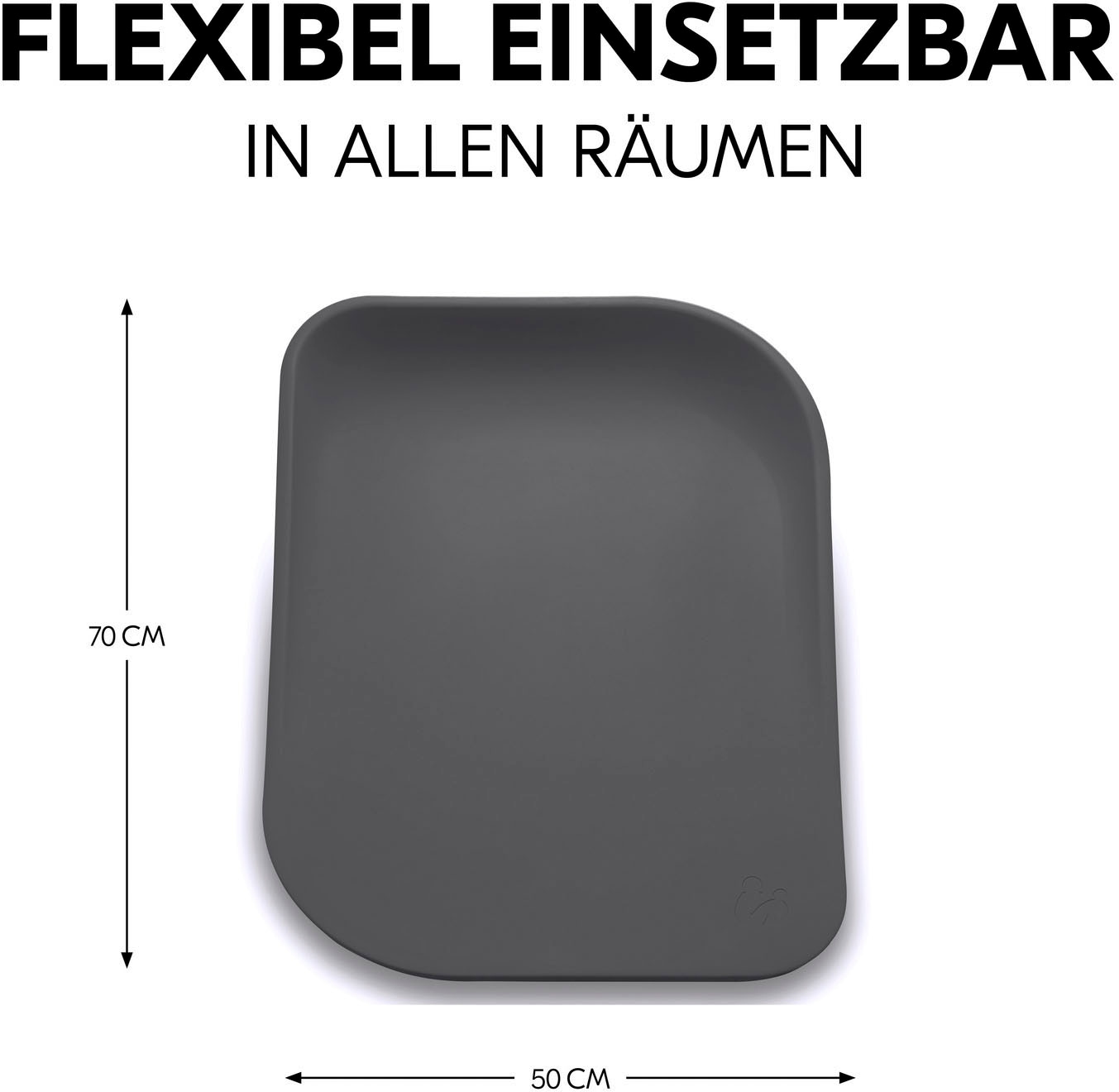 Hauck Wickelauflage »Change N Clean, anthracite«