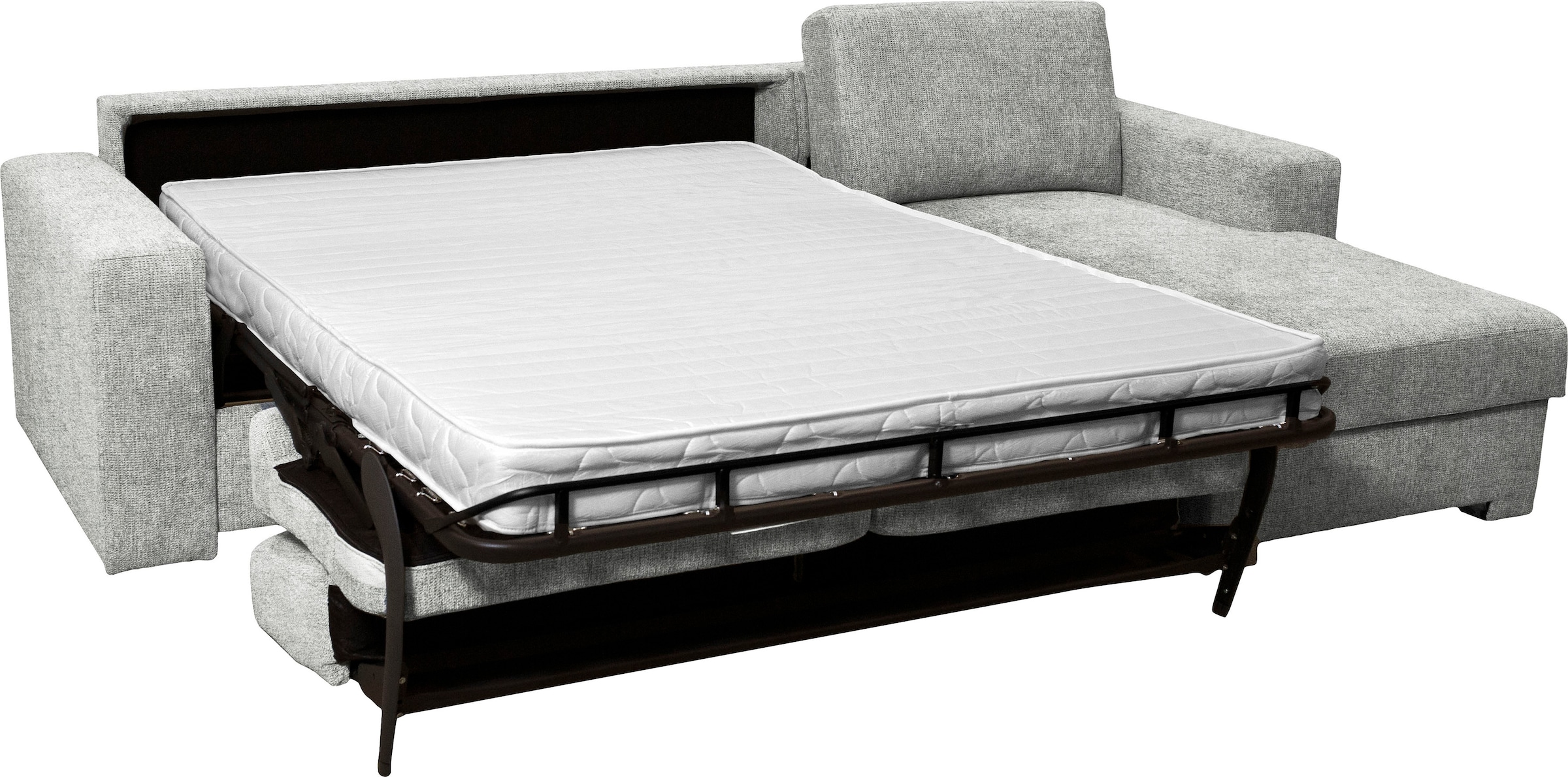 Home affaire Ecksofa »Roma "M" Matratzenhöhe 14 cm, Dauerschlaffunktion, mit Unterfederung,«, Liegemaße ca 143x198 cm, L-Form