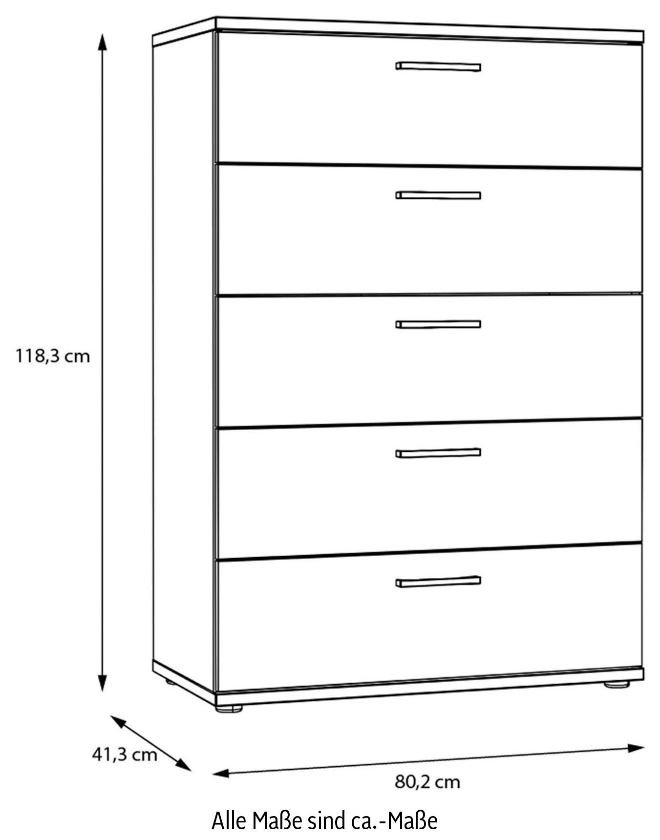FORTE Highboard »Forte Saltwater«, Höhe ca. 118 cm