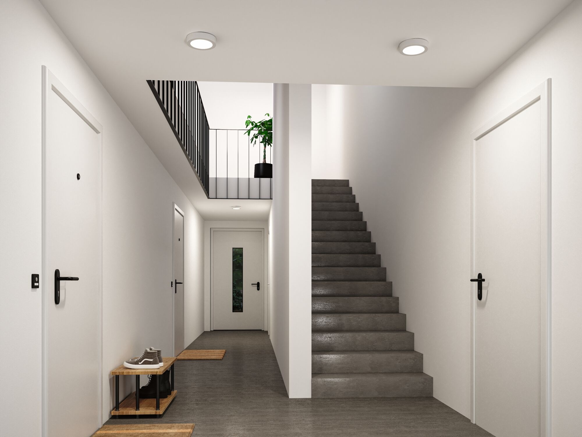 Paulmann LED Panel »Abia 2 WhiteSelect Sensor« LED-Modul 1 Stk. Farbwechsler Dämmerungsgesteuerter Bewegungsmelder (HF)