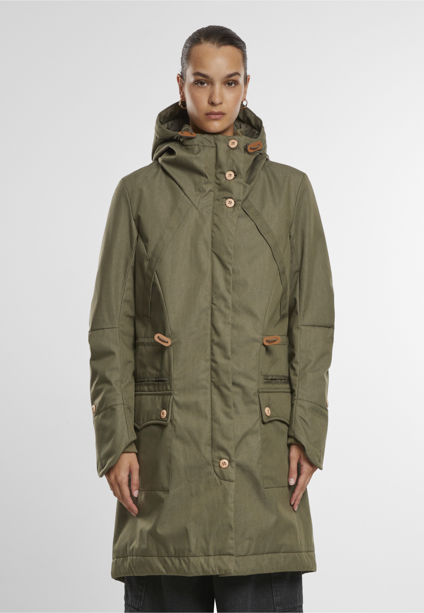 Brandit Parka »Brandit Brandit Women Mayleene Winterparka« 1 Stk. tlg. mit Kapuze