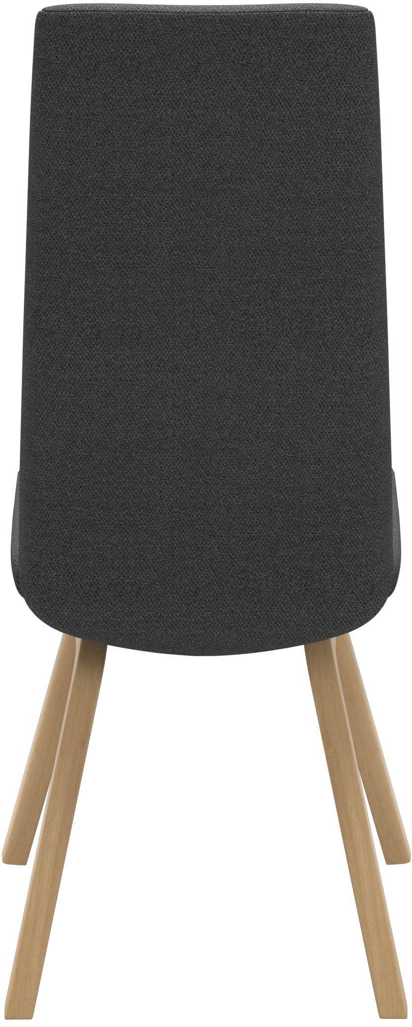 Stressless® Polsterstuhl »Laurel«, ROHLEDER Stoff Q2 FARON, High Back, Größe M, mit schräggestellten Beinen in Eiche natur