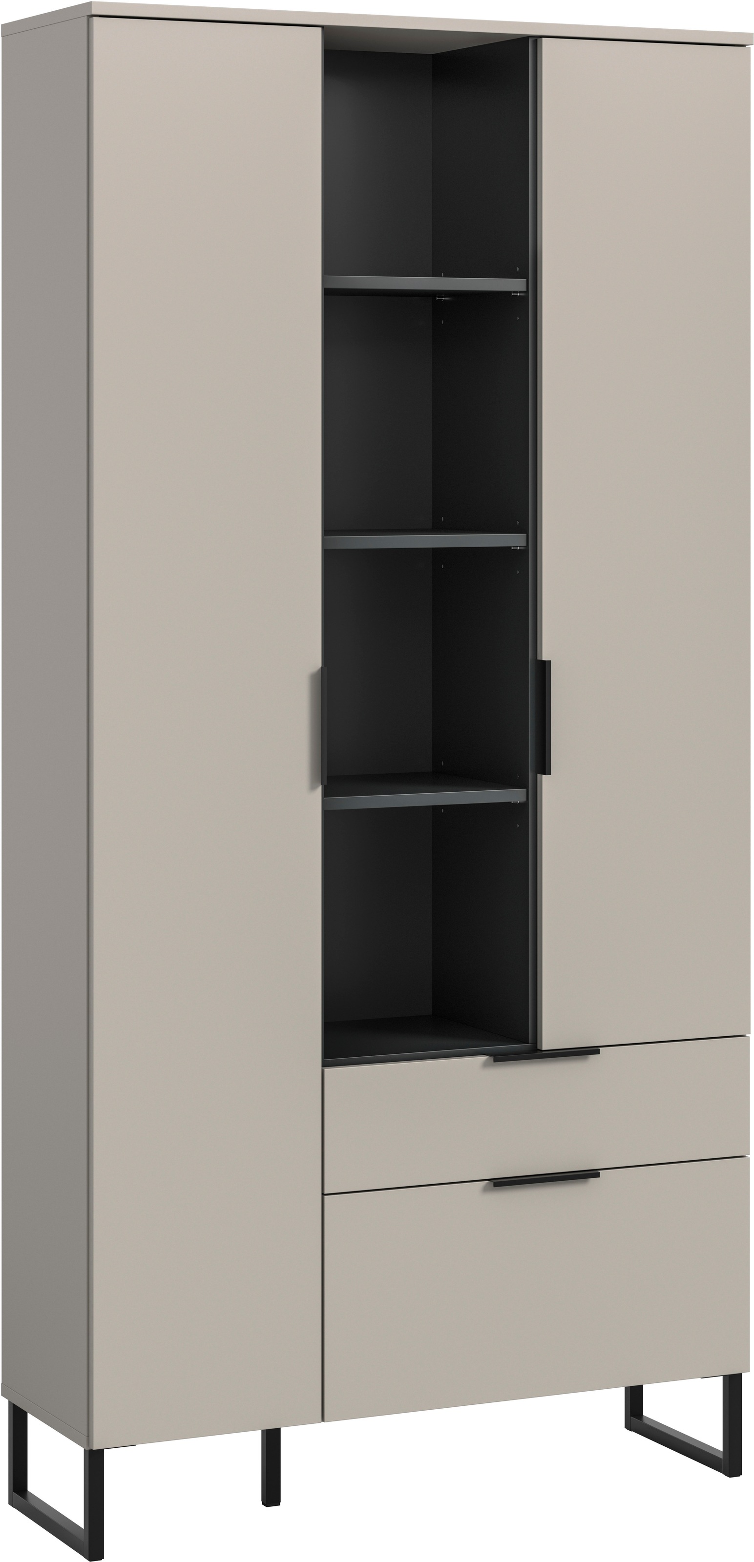 INOSIGN Mehrzweckschrank »ADIO, Höhe 192 cm, 2 Türen, 1 Schubkasten, 1 Klap günstig online kaufen