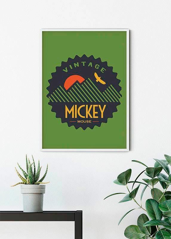 Komar Bild "Mickey Mouse Vintage", Disney, (1 St.), Wandbild zur Dekoration günstig online kaufen