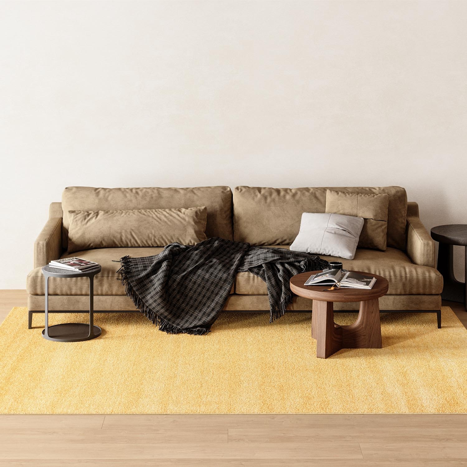 morgenland Wollteppich »Uni - Gabbeh Teppich - Softy«, rechteckig, 1,6 mm H günstig online kaufen