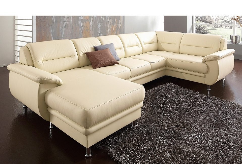 sit&more Wohnlandschaft »Mailand U-Form, B: 312 cm« optional Bettfunktion günstig online kaufen