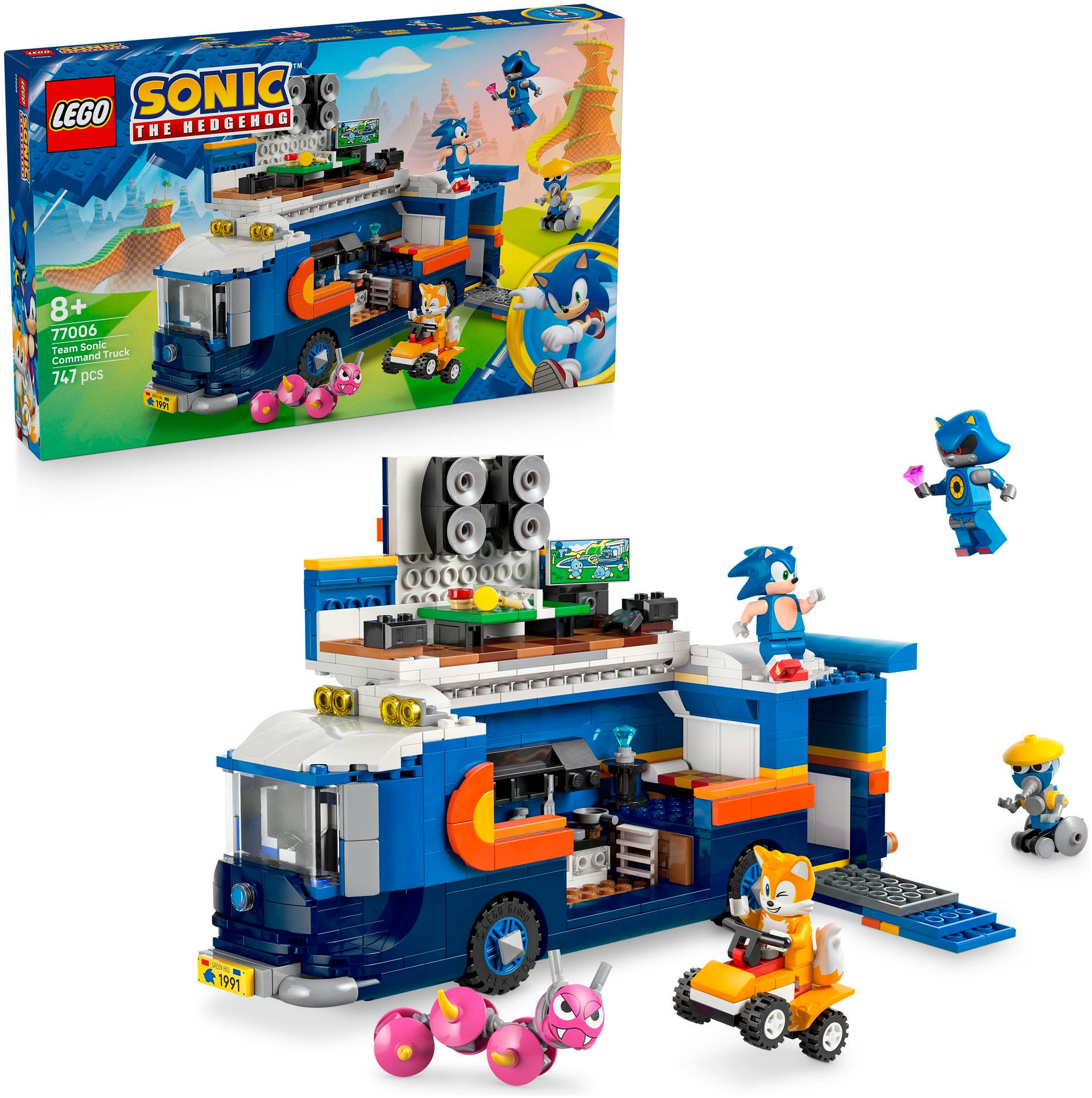 Lego Konstruktionsspielsteine "Team Sonics Kommando-Truck (77006), LEGO Sonic", bunt