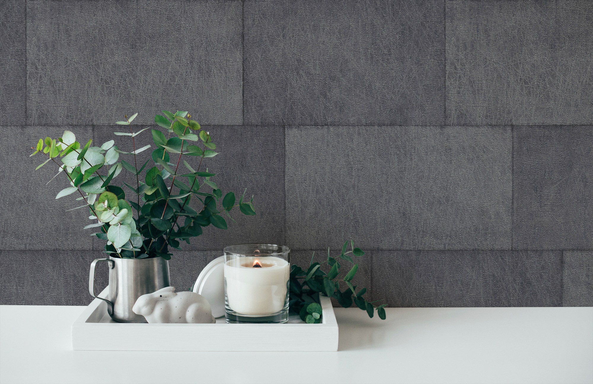 living walls Vliestapete »Titanium«, Steinoptik-gemustert-Motiv, Moderne Tapete Steinoptik Tapeten Wohnzimmer Schlafzimmer Küche Flur