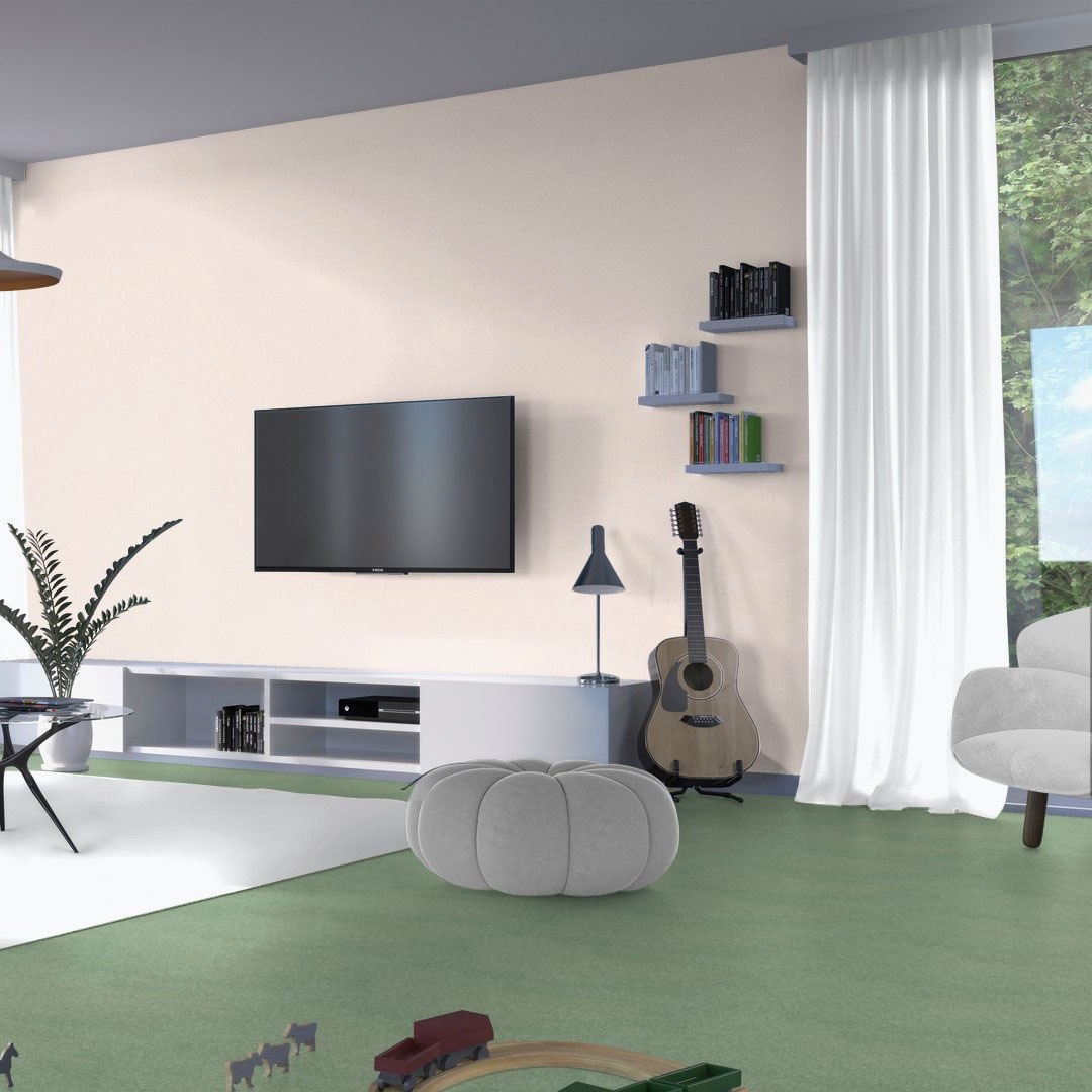 Bodenmeister Teppichboden »Jupiter, Velours - meliert, Made in Belgium«, rechteckig, 7,5 mm Höhe, Wohnzimmer, Schlafzimmer, Kinderzimmer, Breite 400/500 cm