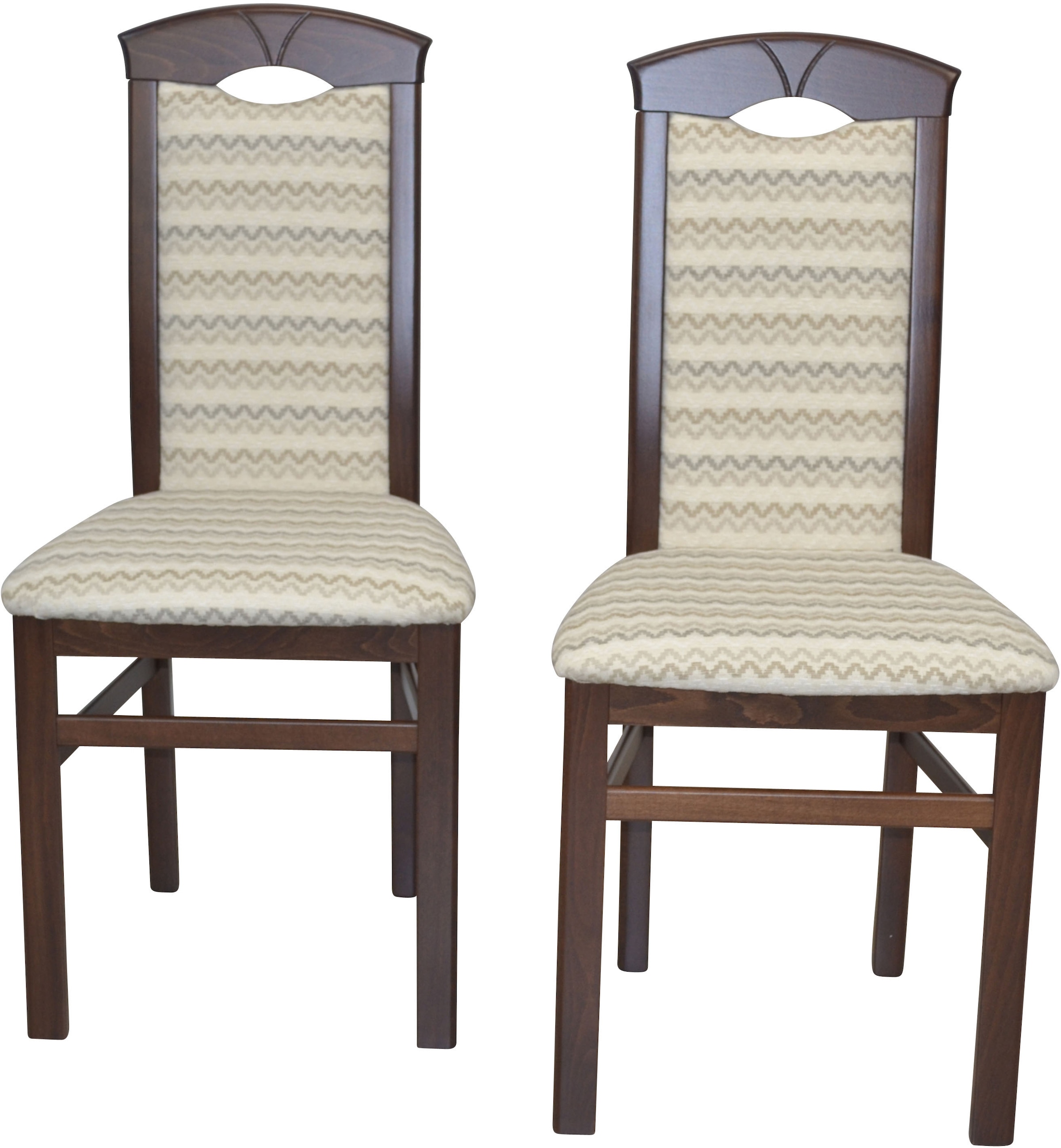HOFMANN LIVING AND MORE 4-Fußstuhl »Polsterstuhl«, (Set), 2 St., Polyester günstig online kaufen
