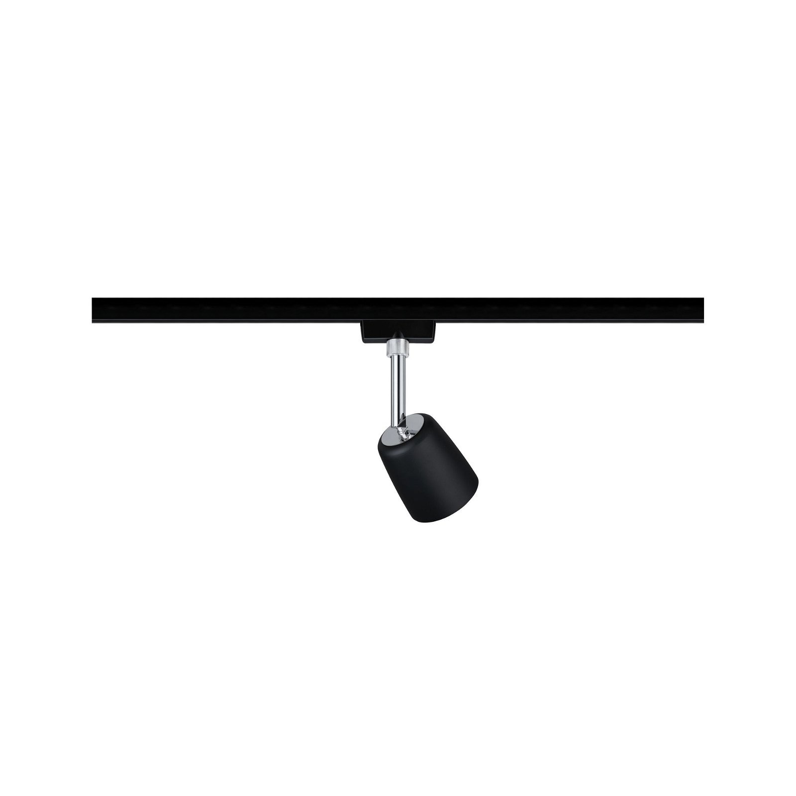 Paulmann Schienensystem-Leuchten »URail Schienenspot Cover GU10 max. 10W 230V Schwarz matt, Chrom«, Einzelspot, dimmbar