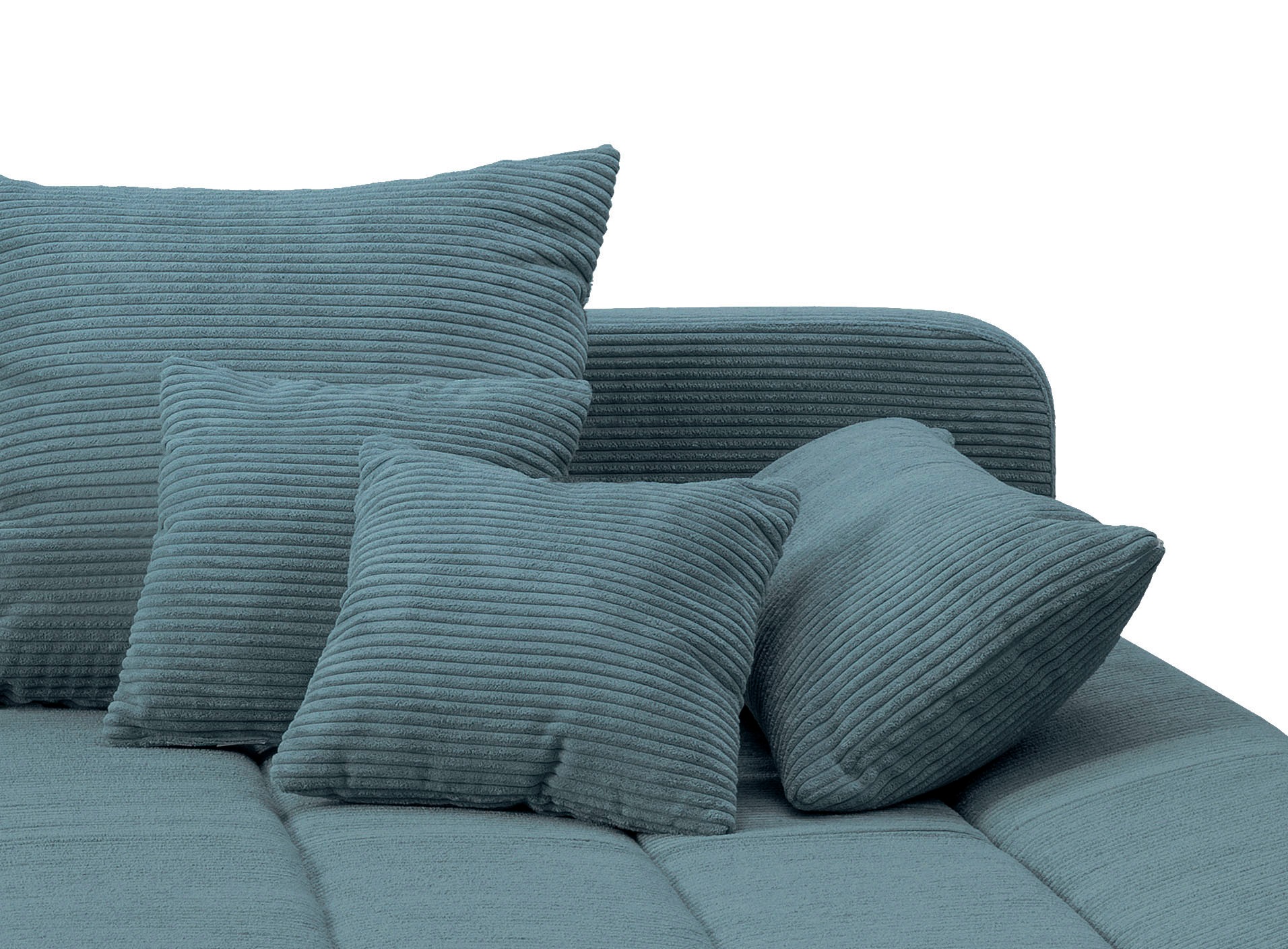 INOSIGN Ecksofa »Imola elegant und bequem, aktuelle Steppung im Sitz, L-Form«, wahlweise mit Bettfunktion