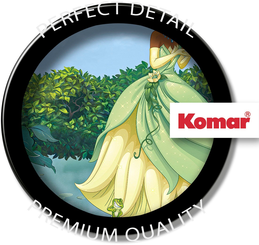 Komar Fototapete »Digitaldruck Vlies - Tiana Lucky Pond - Größe 300 x 250 cm«, bedruckt, Kinderzimmer