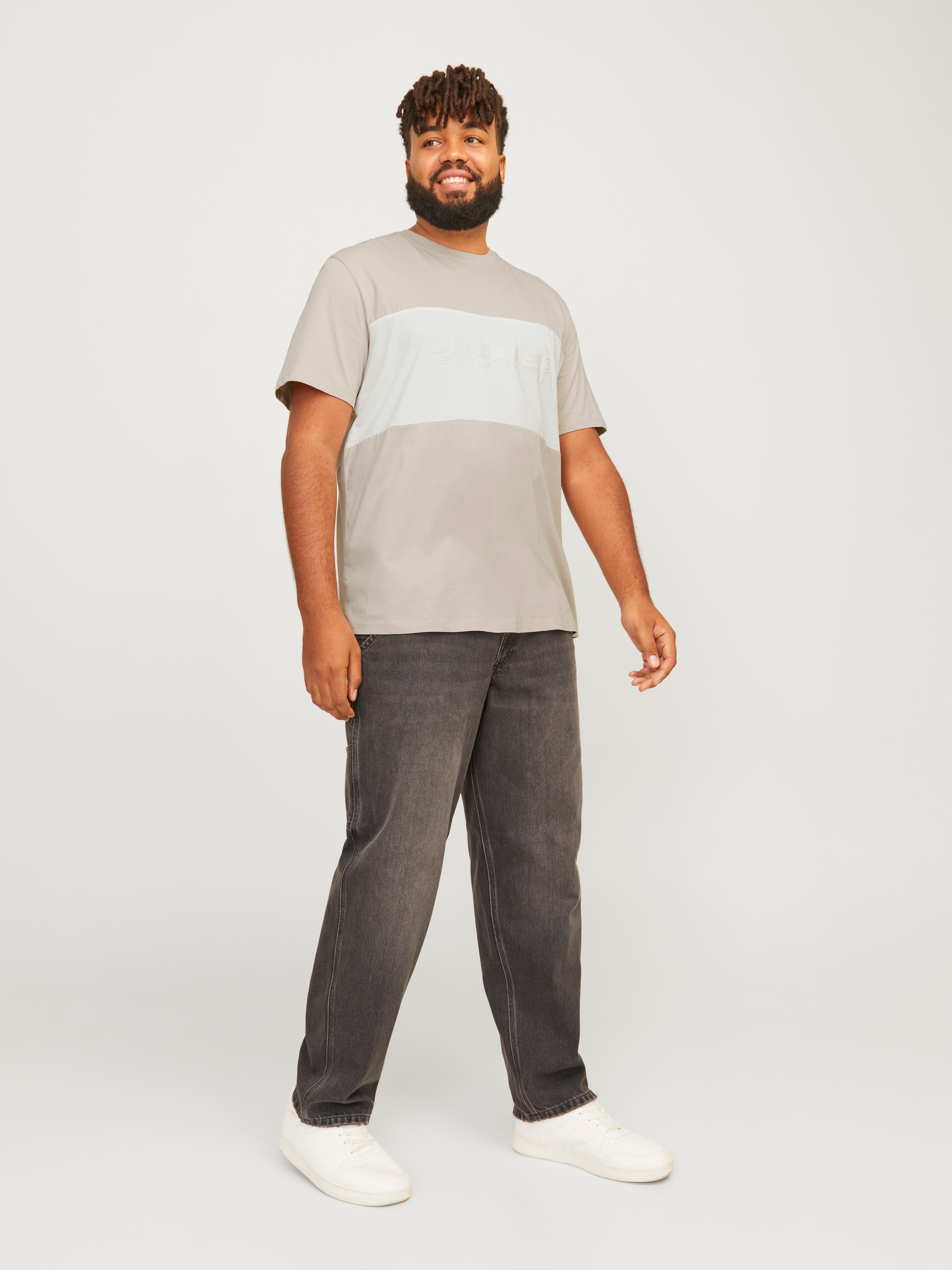 Jack & Jones PlusSize T-Shirt »JJELEGACY BLOCKING TEE SS O-NECK NOO PLS«
