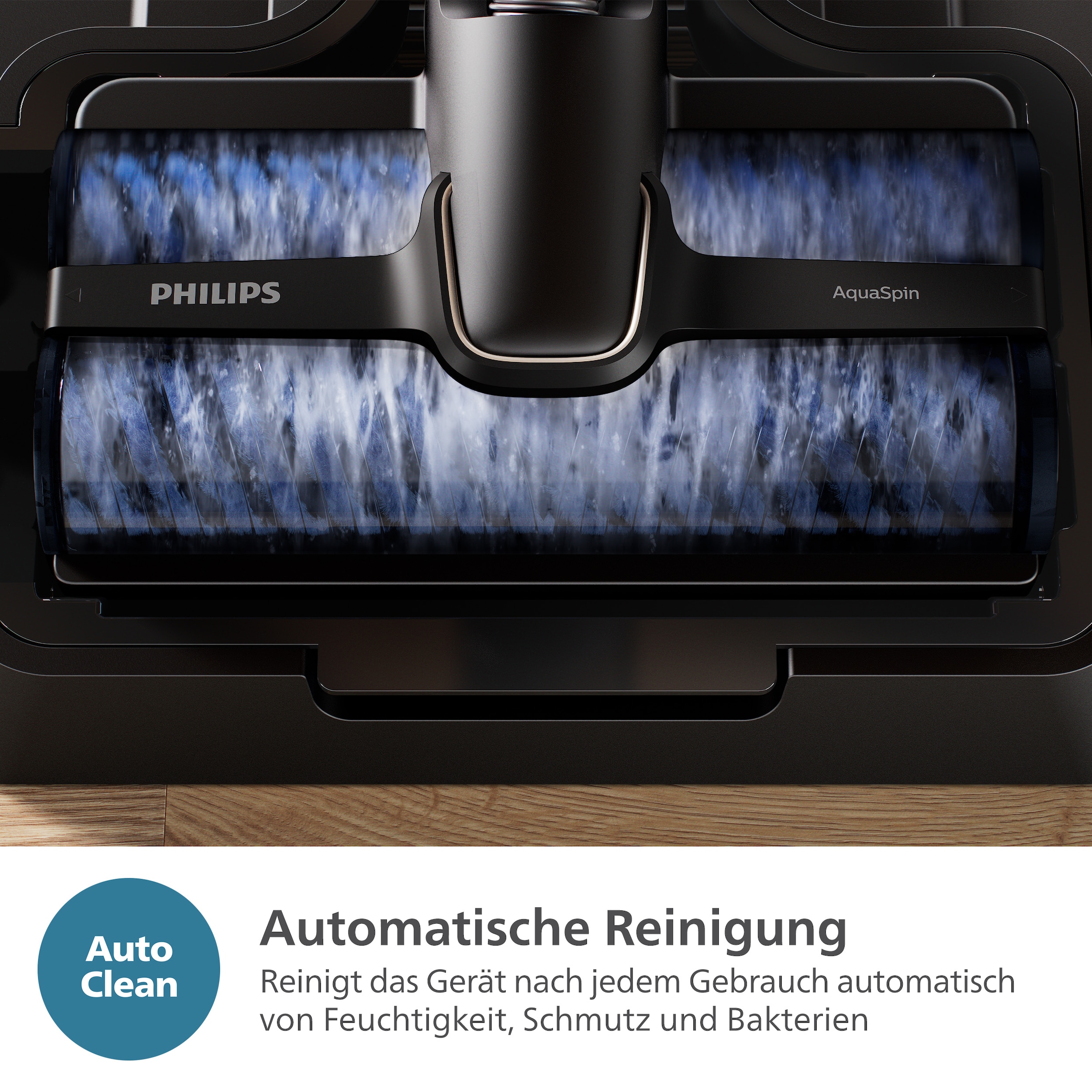 Philips Nass-Trocken-Akkusauger »AquaTrio Cordless 9000 Series XW9463/11«, 3-in-1-Reinigungslösung, mit automatischem Reinigungssystem