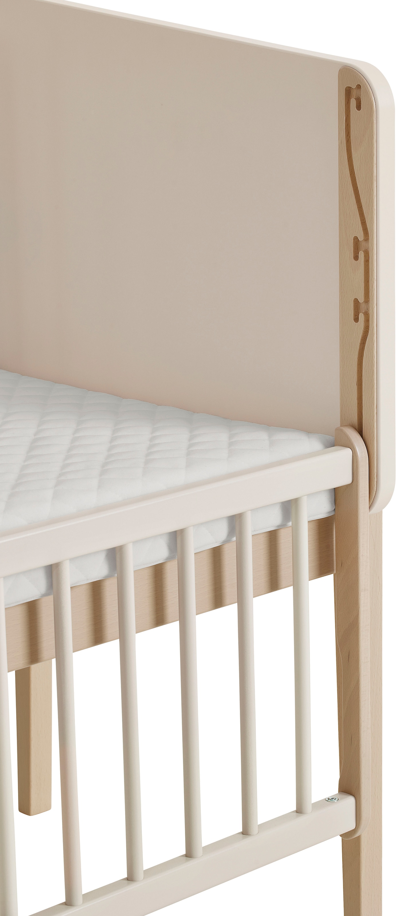 PAIDI Beistellbett »LITTLE CLOUD«, mit Lattenrost, variabel höhenverstellbar, umbaubar zum Tiny Sofa