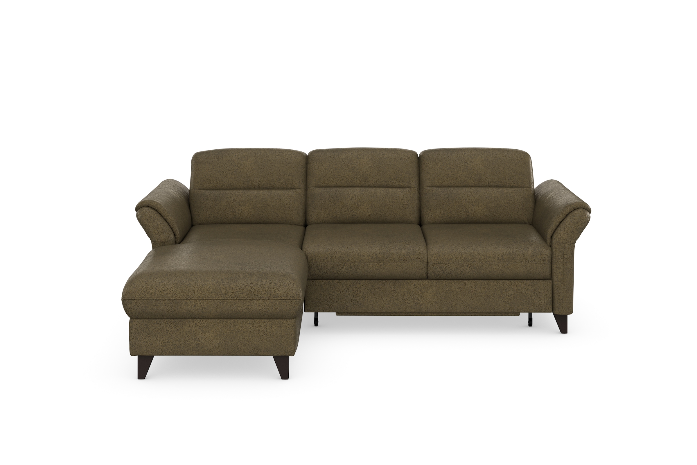 sit&more Ecksofa »Mellum L-Form«, Federkern, wahlweise mit Bettfunktion, Bettkasten und Armteilfunktion