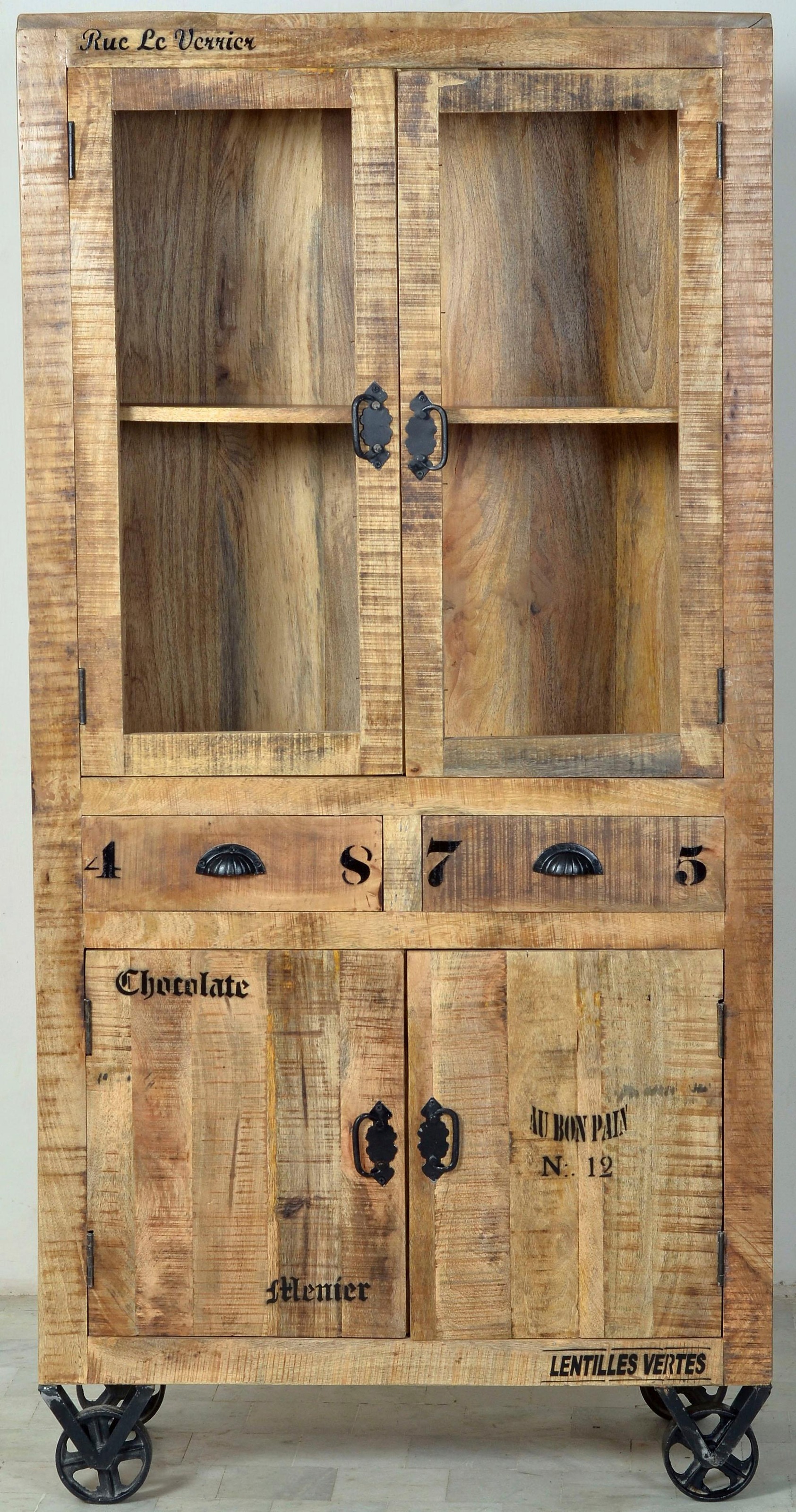 SIT Vitrine »Rustic«, im Factory Design, Breite 90 cm, Shabby Chic, Vintage günstig online kaufen
