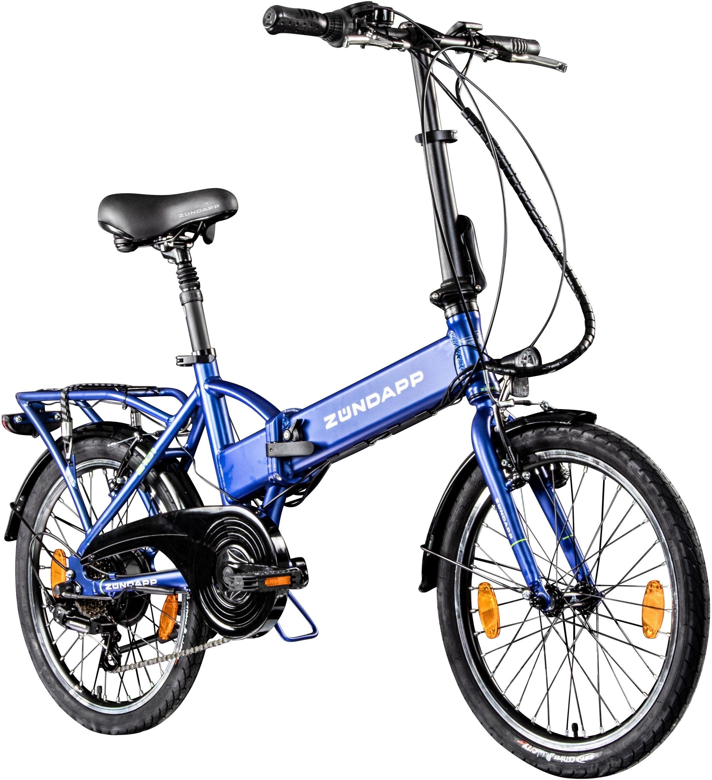 Zündapp E-Bike »Z101«, 6 Gang, Shimano, Tourney, Heckmotor 250 W