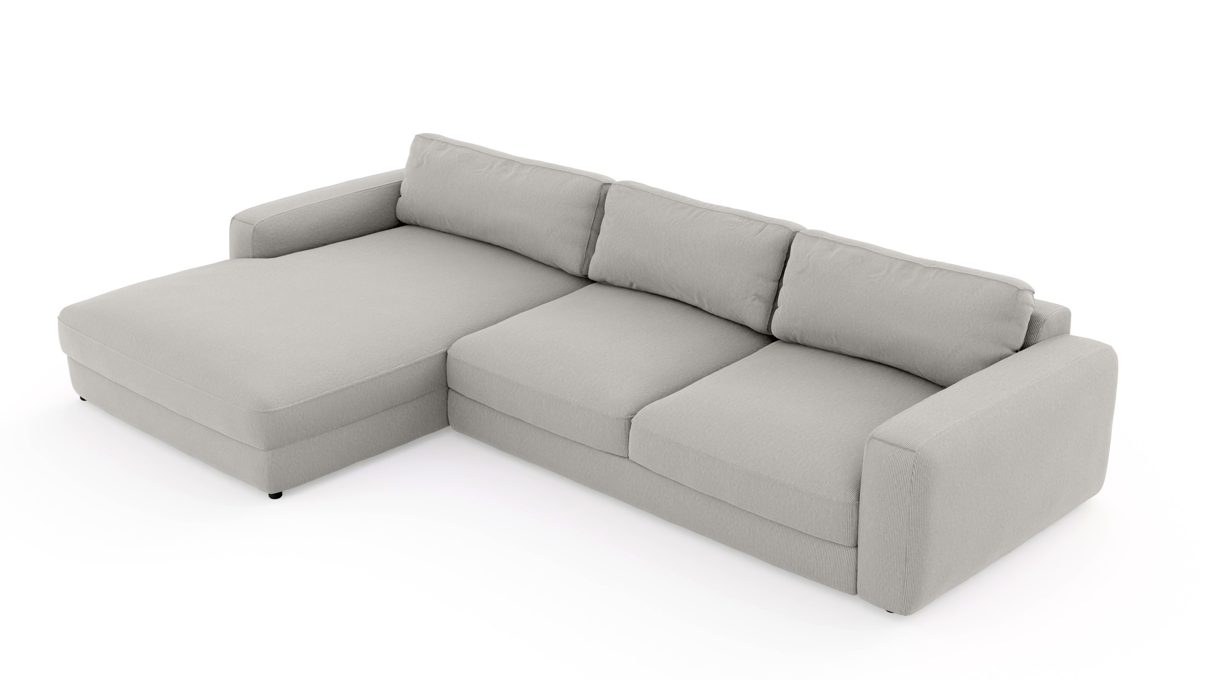 Places of Style Ecksofa »Bloomfield, bequem und elegant, OTTOs Choice, L-Form«, wahlweise mit Bettfunktion und Bettkasten