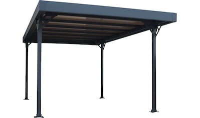 Einzelcarport »Palma 5000«, Aluminium, 263 cm, Grau