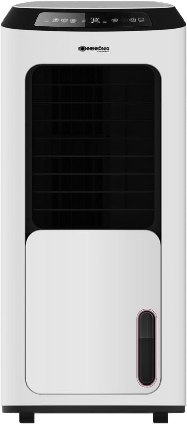 Sonnenkönig Standventilator »Air Fresh 15, Leistung 200W, LED Display, Wasserstandanzeige,«, entnehmbarer Wassertank mit Fach für Kühlelemente, Soft-Touch-Display