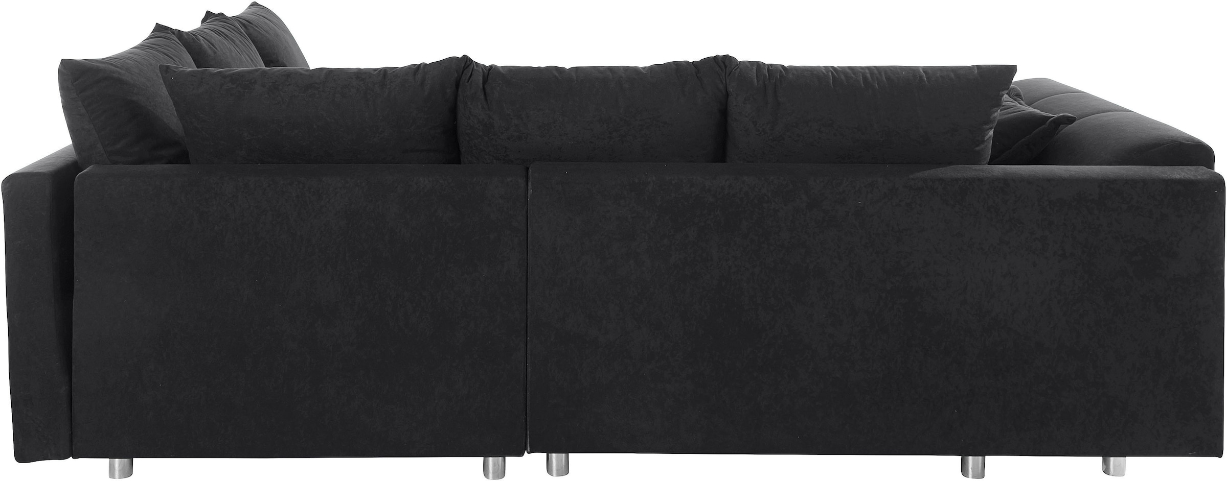 COLLECTION AB Ecksofa Joseli,  mit Zier- und Rückenkissen, komfortable Schanzen-Armlehne
