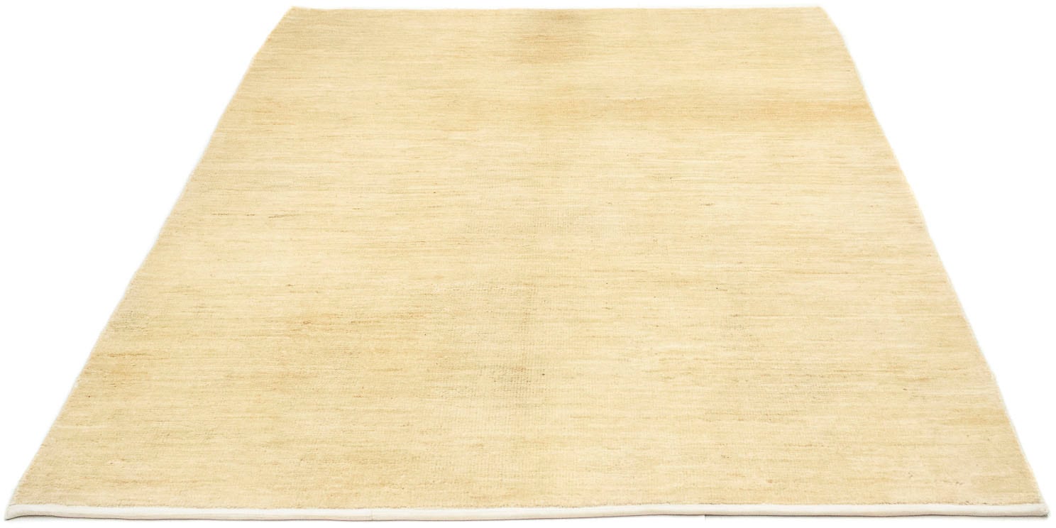 morgenland Wollteppich »Gabbeh Teppich handgeknüpft weiß«, rechteckig, hand günstig online kaufen
