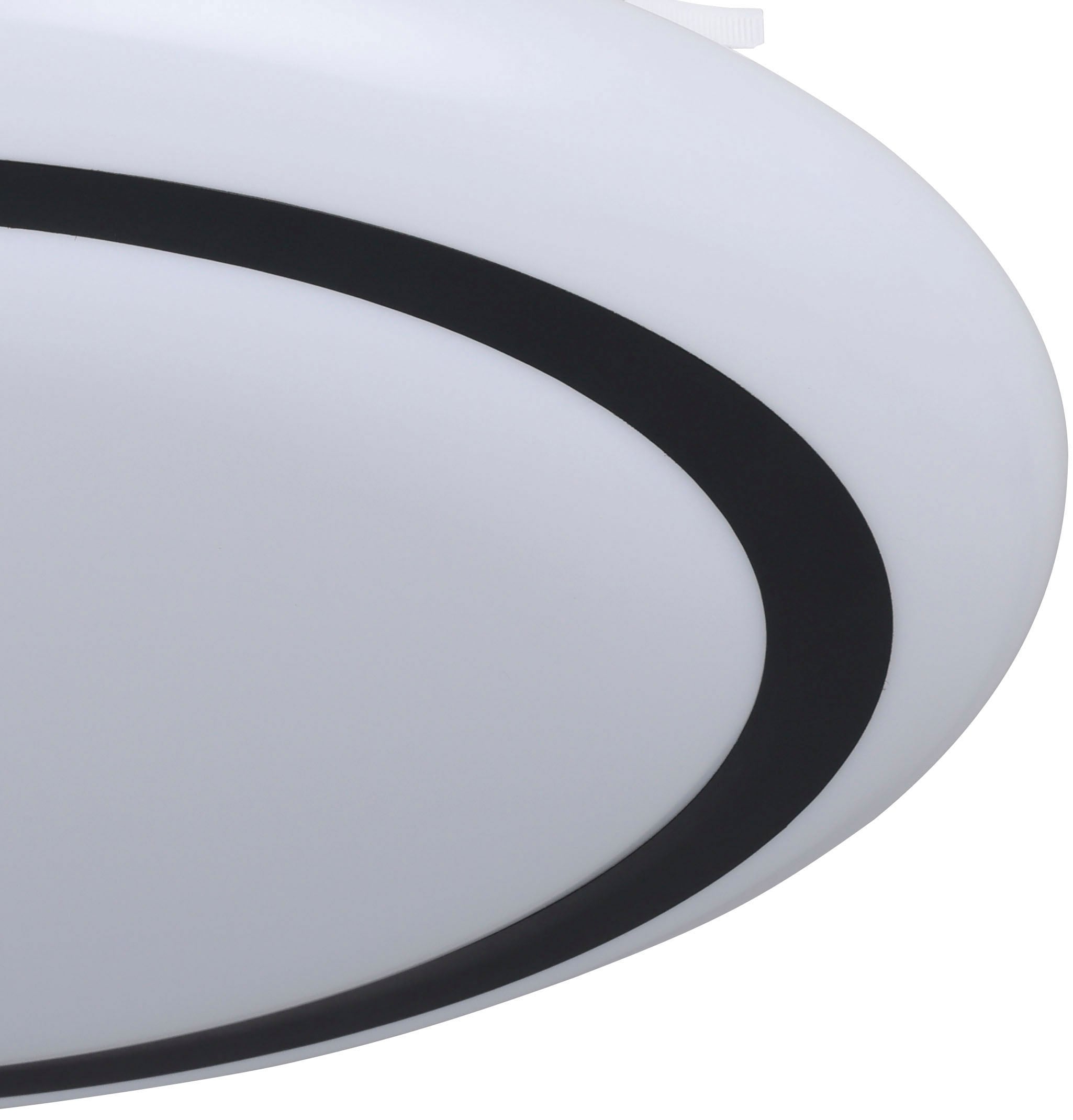 EGLO Deckenleuchte »CAPASSO«, Leuchtmittel LED-Modul | LED fest integriert, Deckenleuchte in weiß aus Stahl - 19,5W - Warmweiß